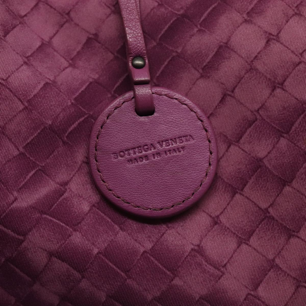 BOTTEGA VENETA Tote Bag Nylon Purple Auth mr465