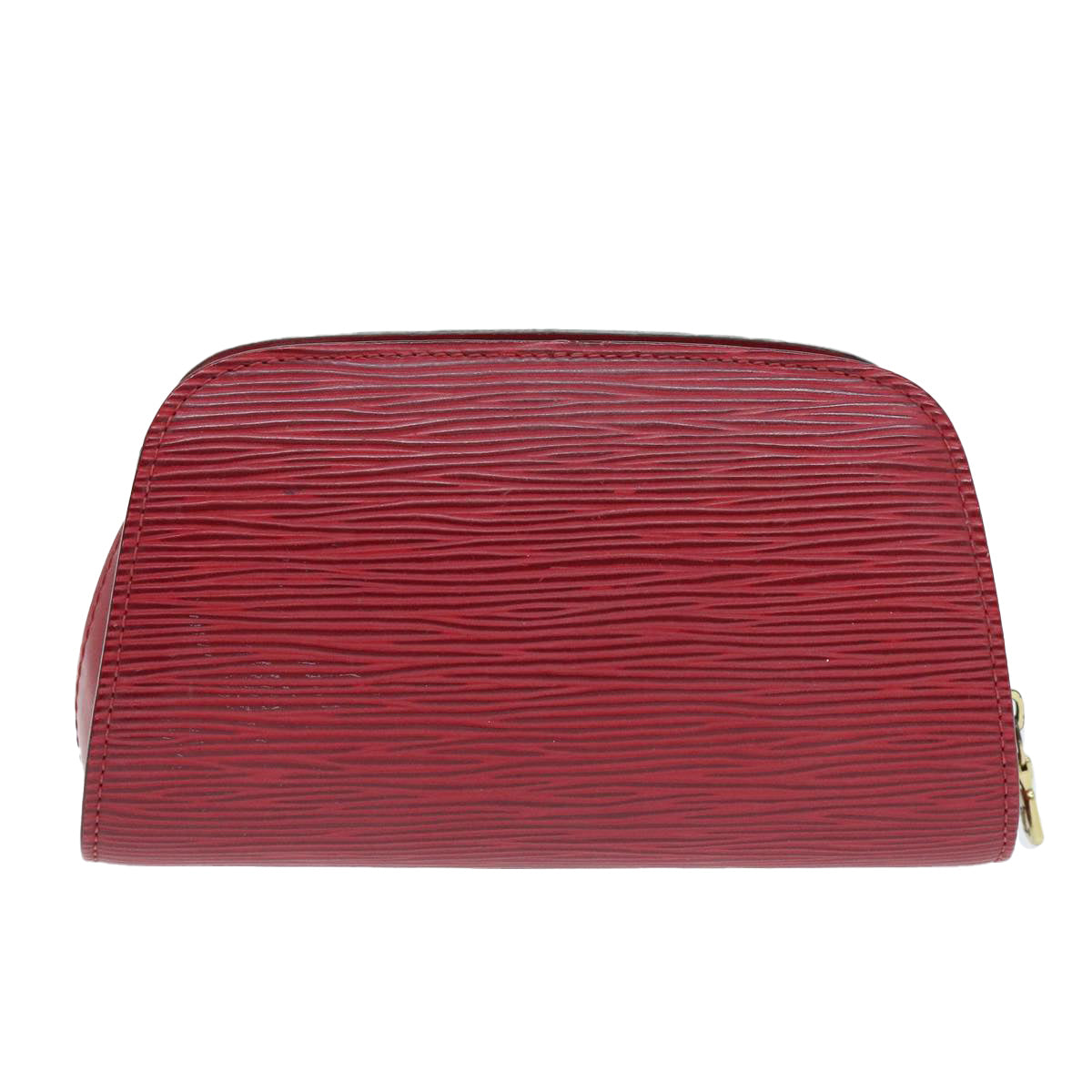 LOUIS VUITTON Epi Dauphine PM Pouch Castilian Red M48447 LV Auth mr485