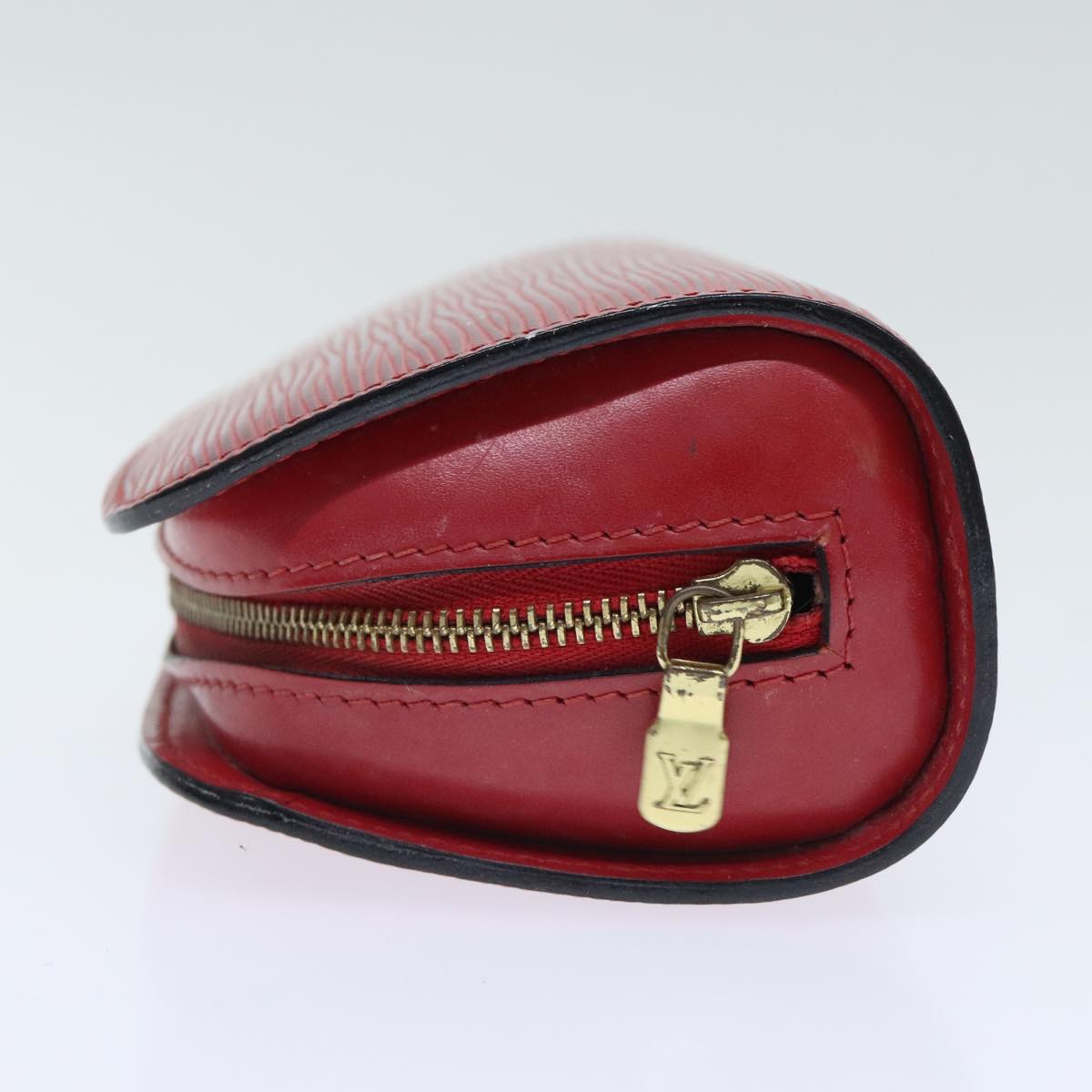 LOUIS VUITTON Epi Dauphine PM Pouch Castilian Red M48447 LV Auth mr485