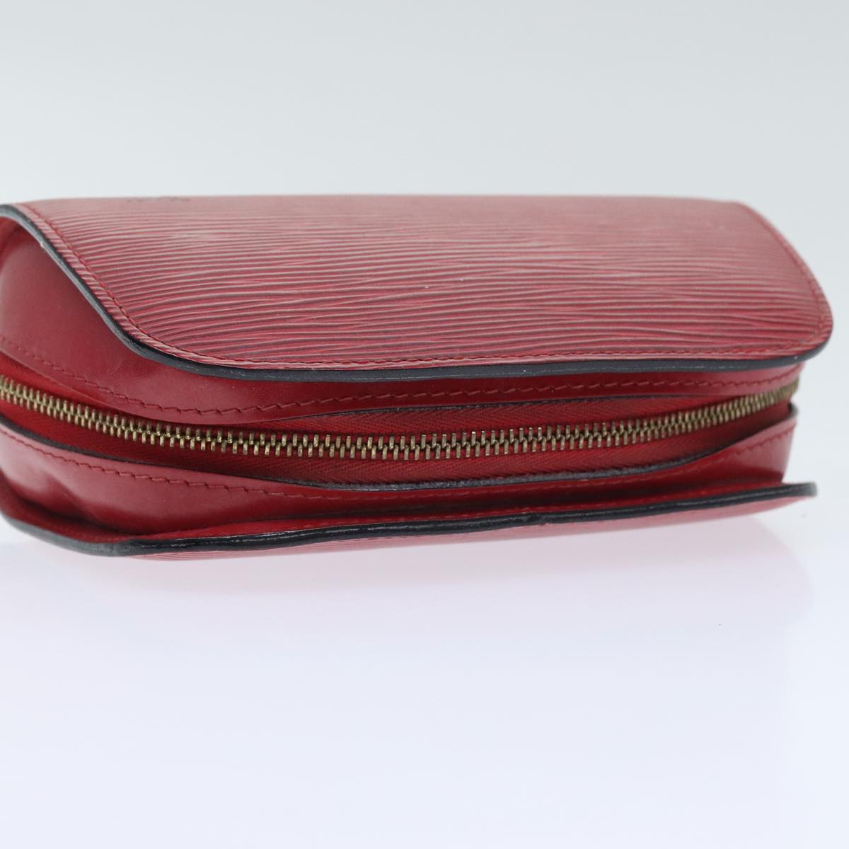 LOUIS VUITTON Epi Dauphine PM Pouch Castilian Red M48447 LV Auth mr485