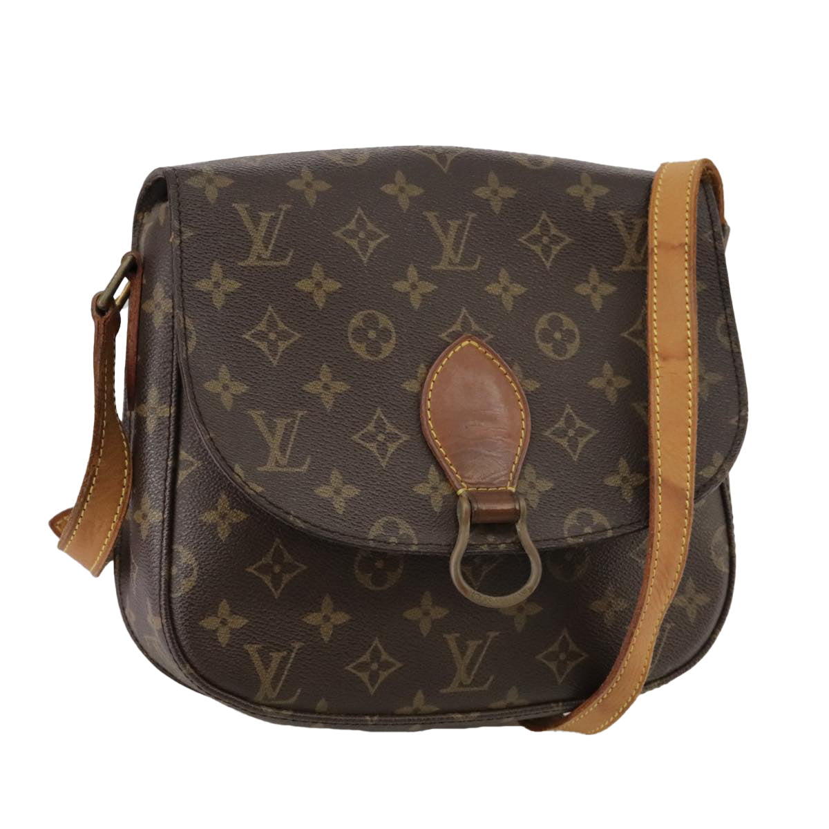 LOUIS VUITTON Monogram Saint Cloud GM Shoulder Bag M51242 LV Auth mr851