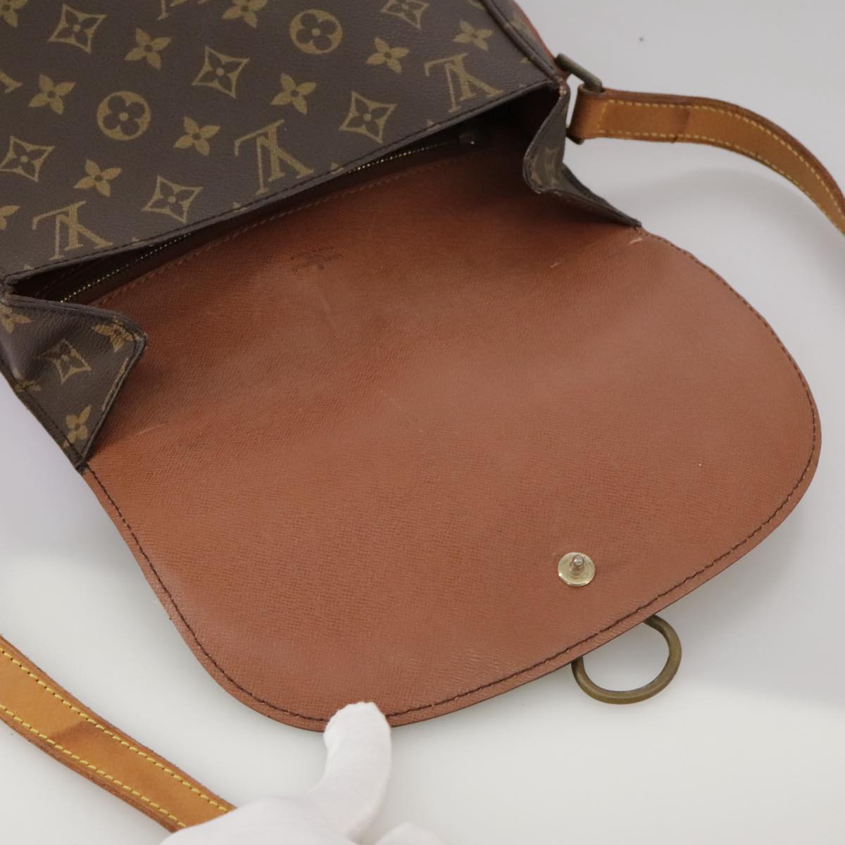 LOUIS VUITTON Monogram Saint Cloud GM Shoulder Bag M51242 LV Auth mr851