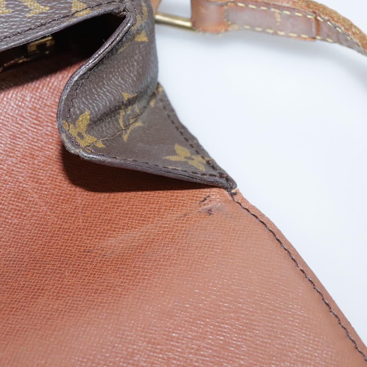 LOUIS VUITTON Monogram Saint Cloud GM Shoulder Bag M51242 LV Auth mr855