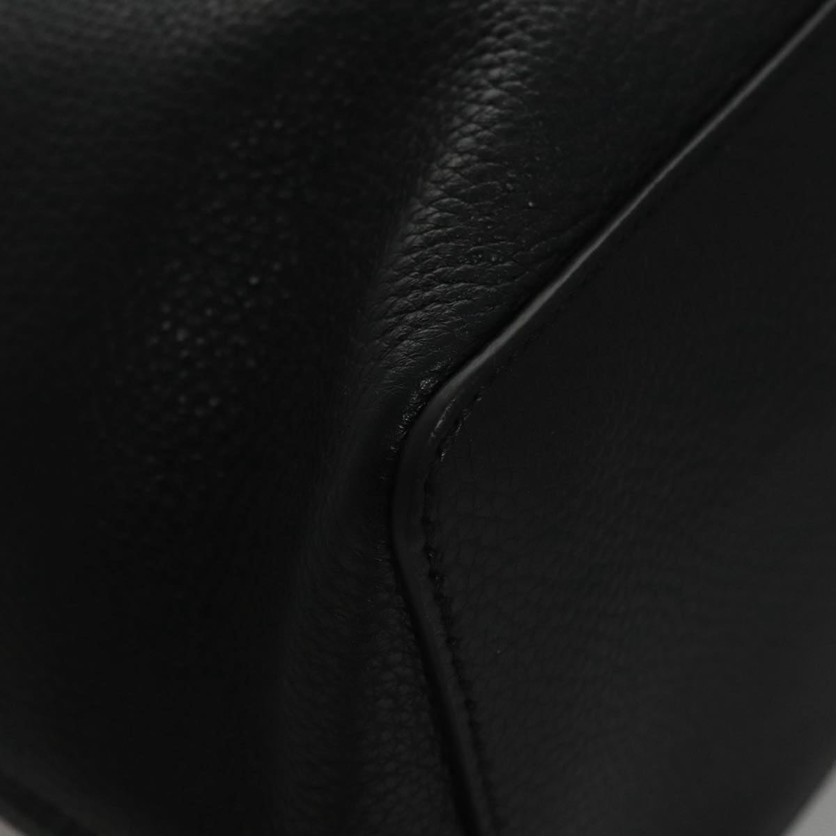 GUCCI Soho Hand Bag Leather Outlet 2way Black 308362 Auth mr900V