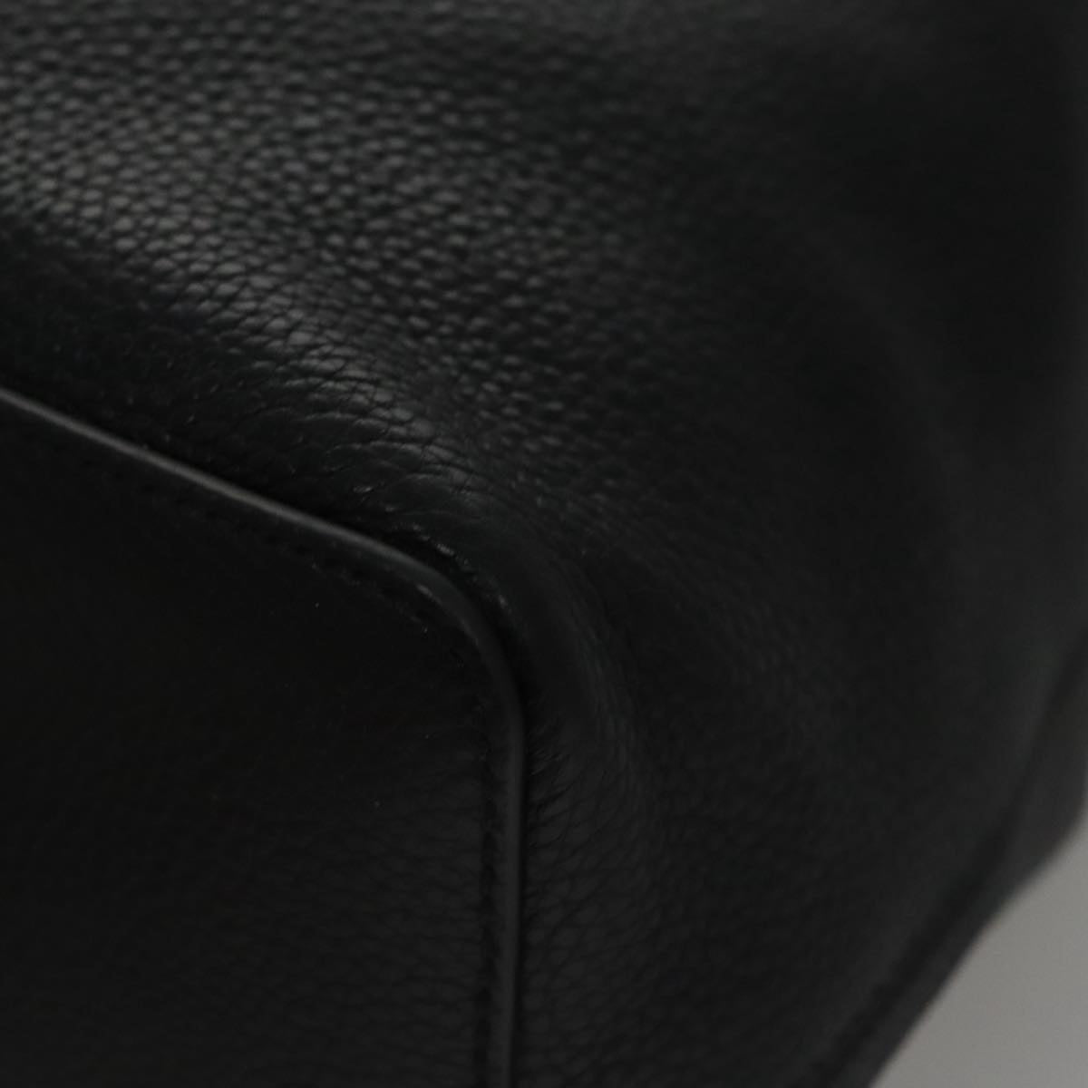 GUCCI Soho Hand Bag Leather Outlet 2way Black 308362 Auth mr900V