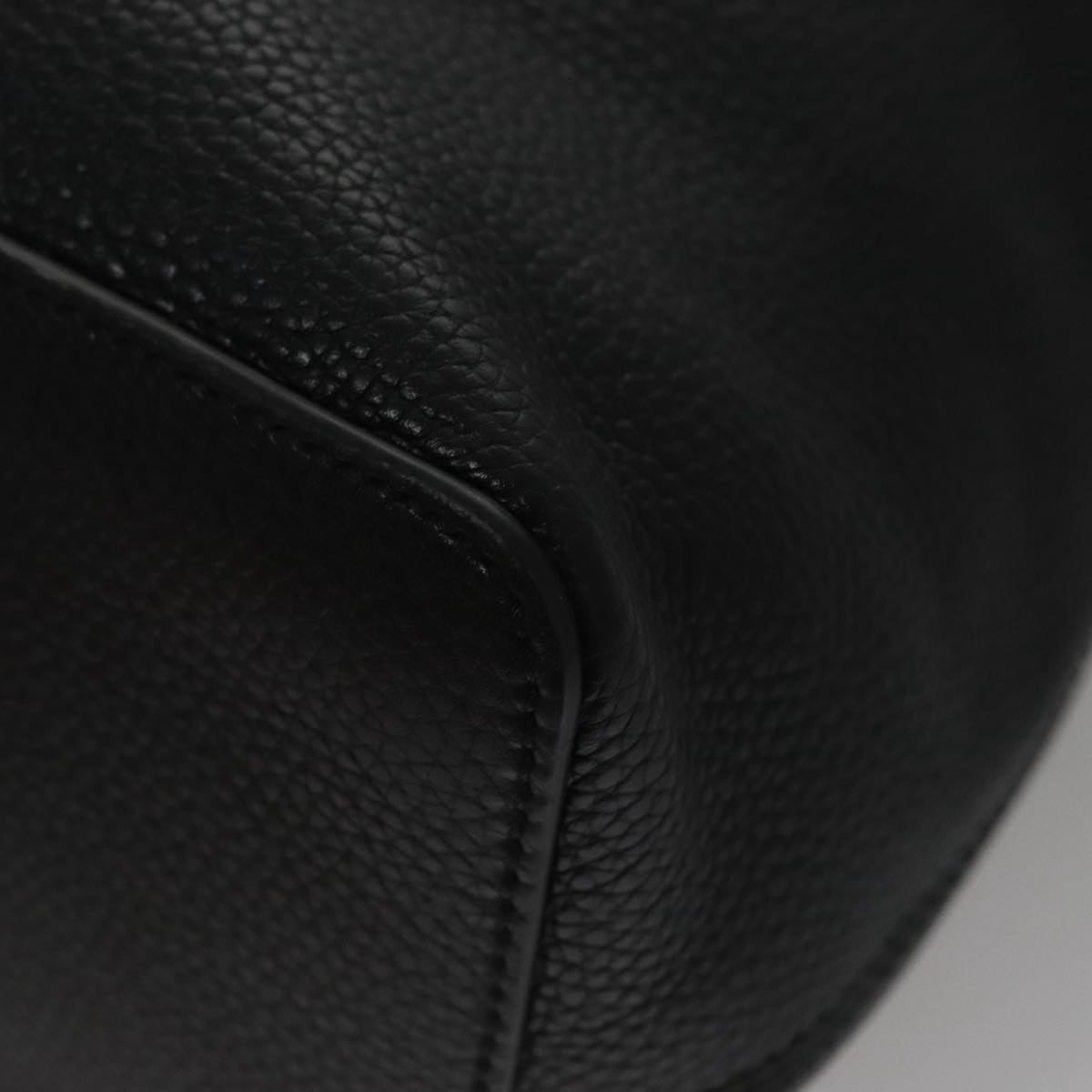 GUCCI Soho Hand Bag Leather Outlet 2way Black 308362 Auth mr900V