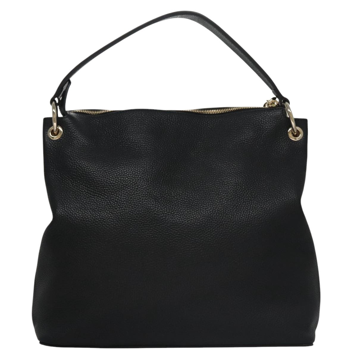 GUCCI Soho Hand Bag Leather Outlet 2way Black 308362 Auth mr900V