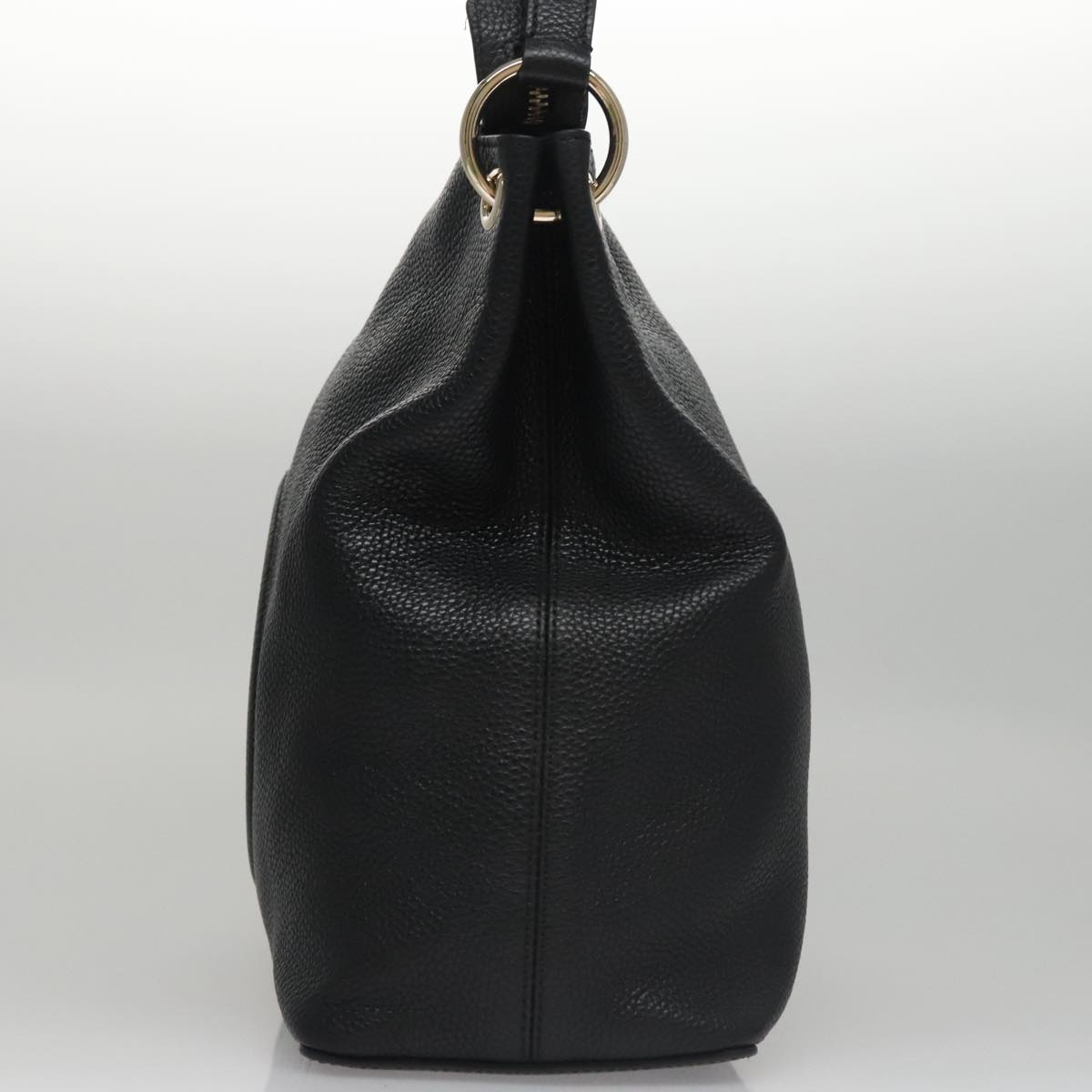 GUCCI Soho Hand Bag Leather Outlet 2way Black 308362 Auth mr900V