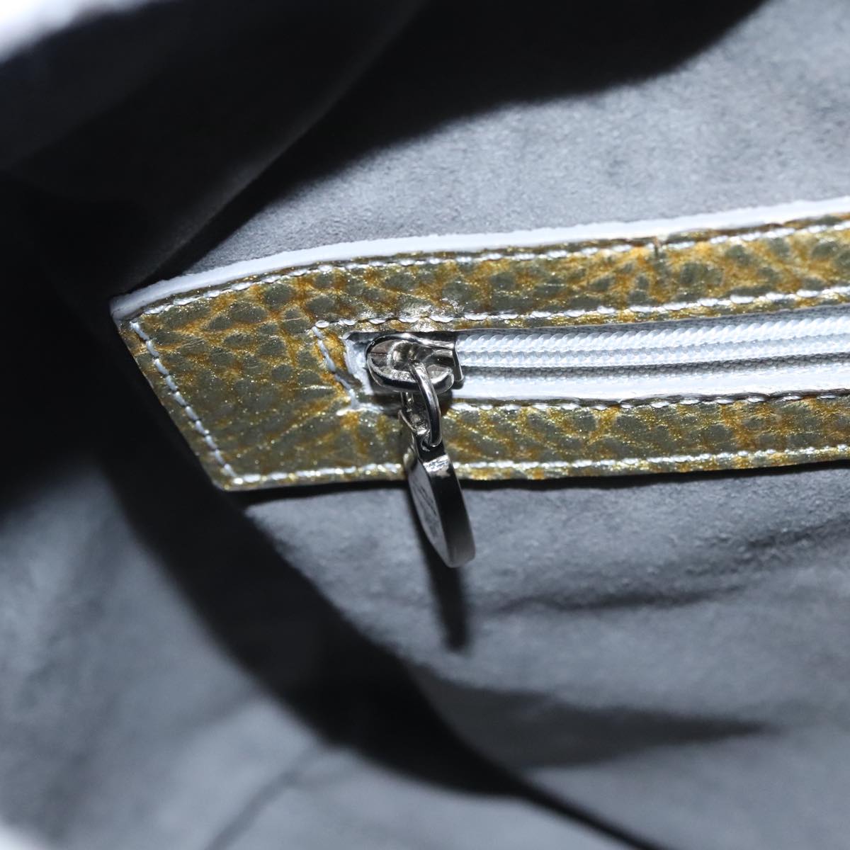 MCM Vicetos Logogram Hand Bag PVC Black Auth mr914