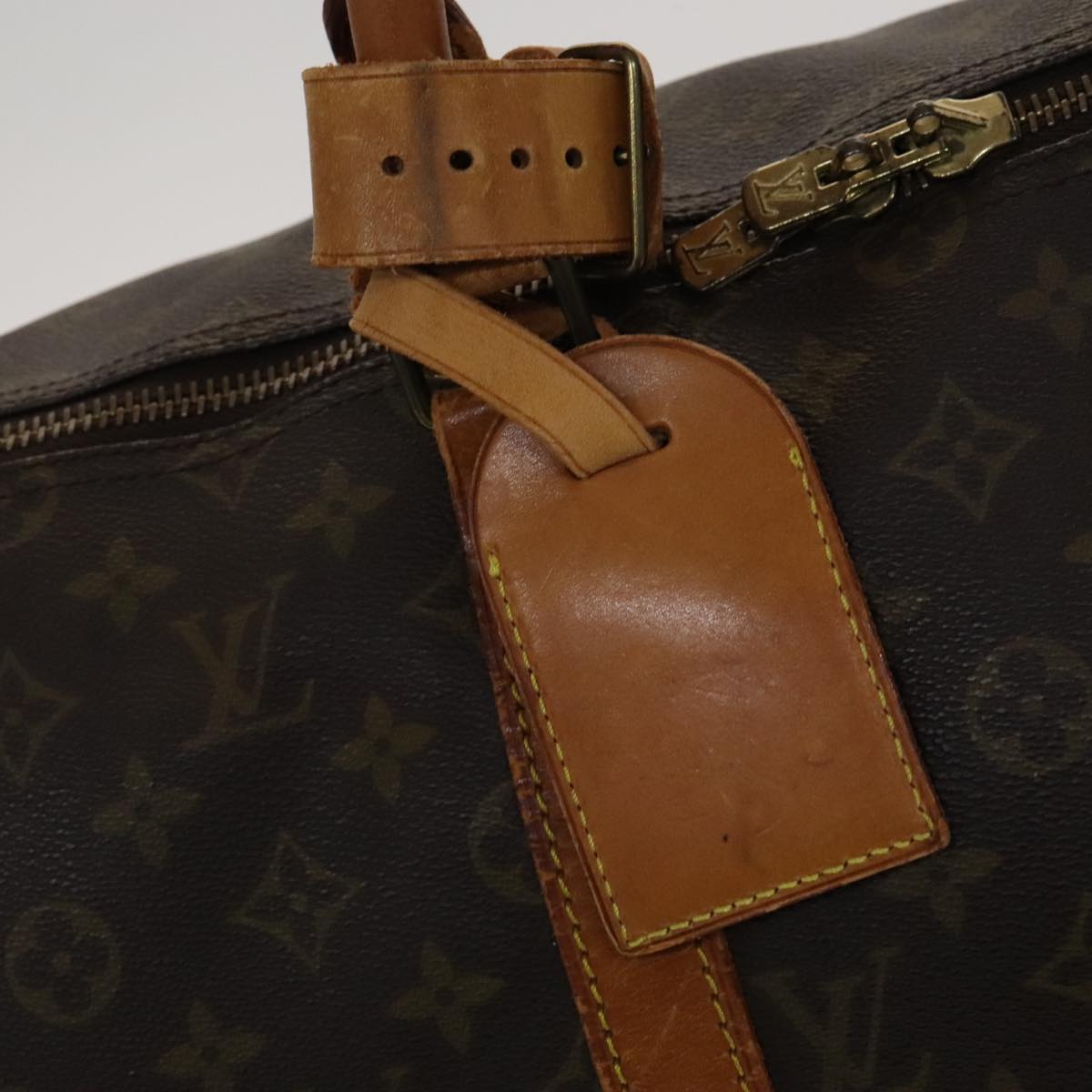LOUIS VUITTON Monogram Keepall 50 Boston Bag M41426 LV Auth mr939