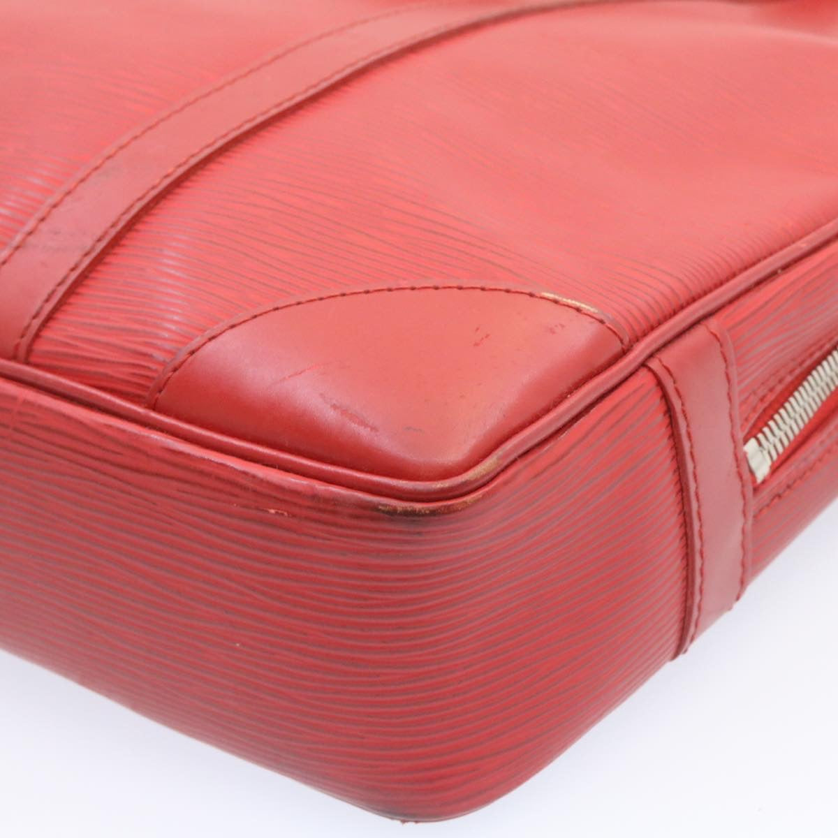 LOUIS VUITTON Epi Vivienne MM Business Bag Red M5912E LV Auth ms122