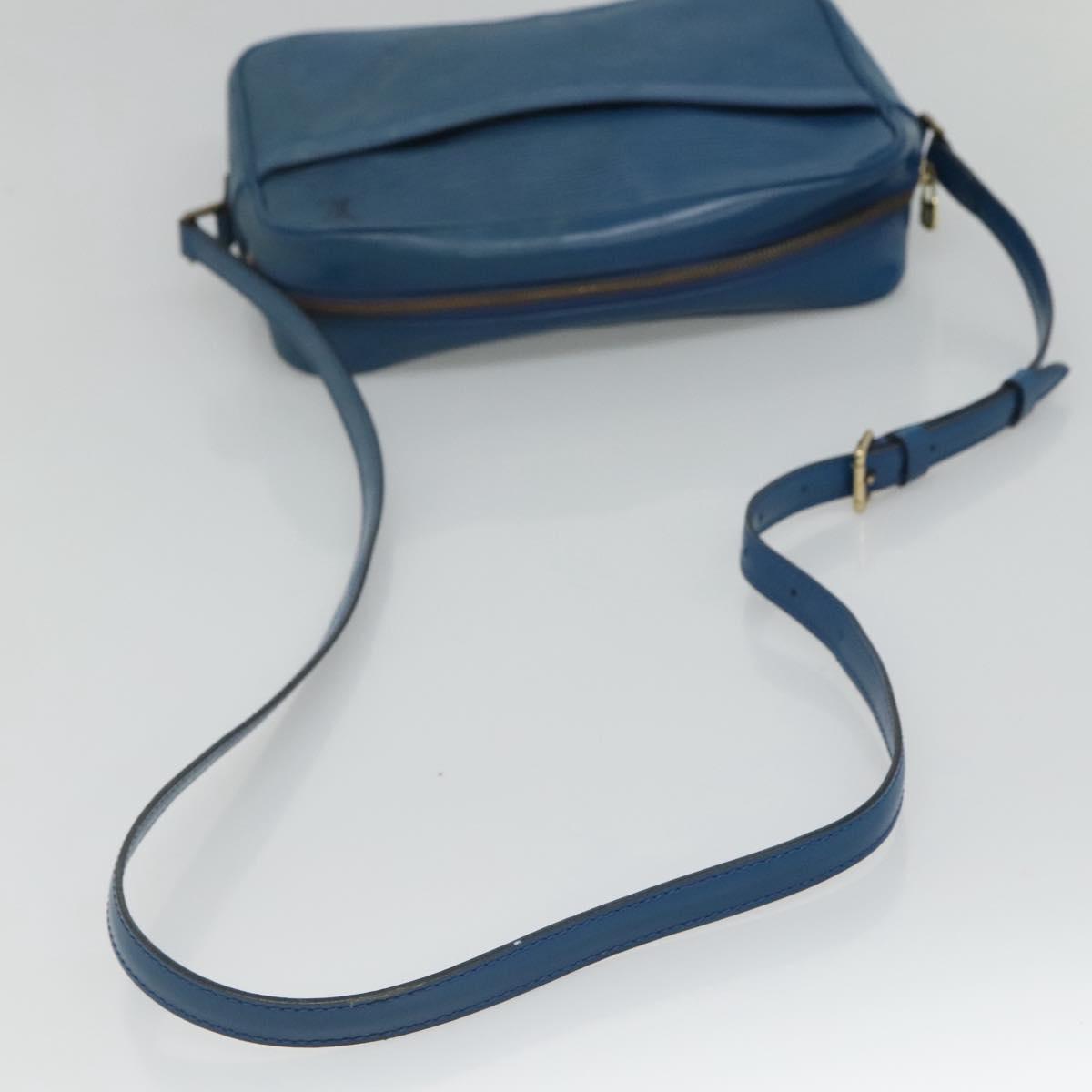 LOUIS VUITTON Epi Trocadero 27 Shoulder Bag Blue M52315 LV Auth MX007