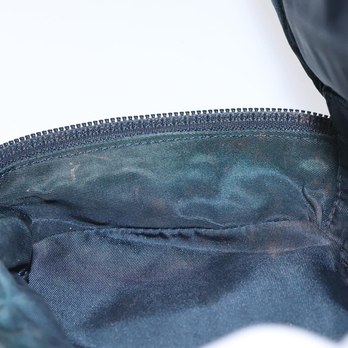 Christian Dior Trotter Canvas Saddle Pouch Navy Auth MX016