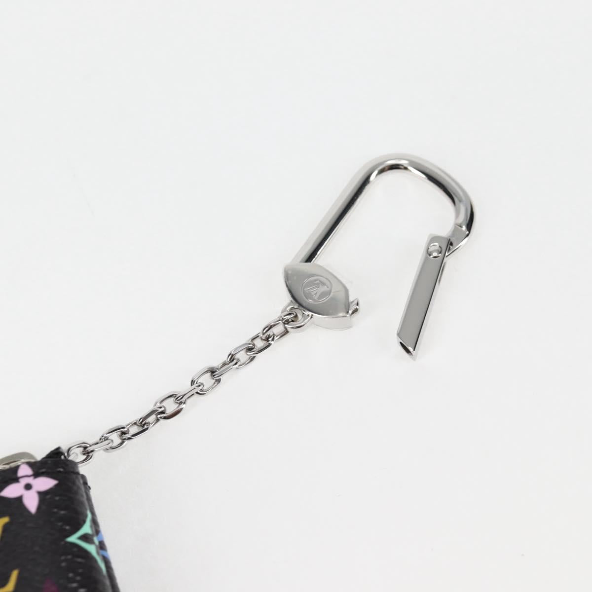 LOUIS VUITTON Monogram Multicolor Pochette Cles Coin Purse M13664 Auth MX080SM