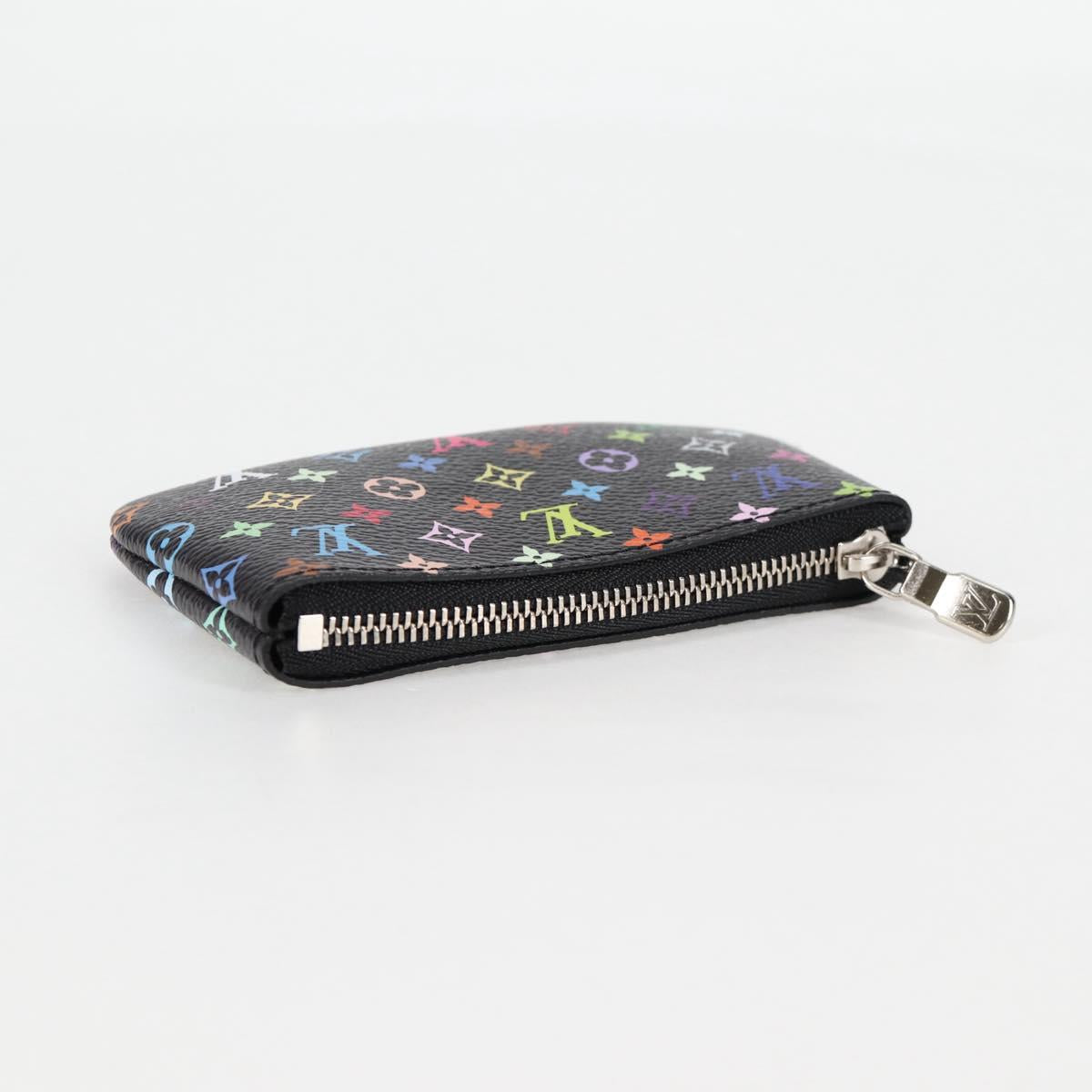 LOUIS VUITTON Monogram Multicolor Pochette Cles Coin Purse M13664 Auth MX080SM