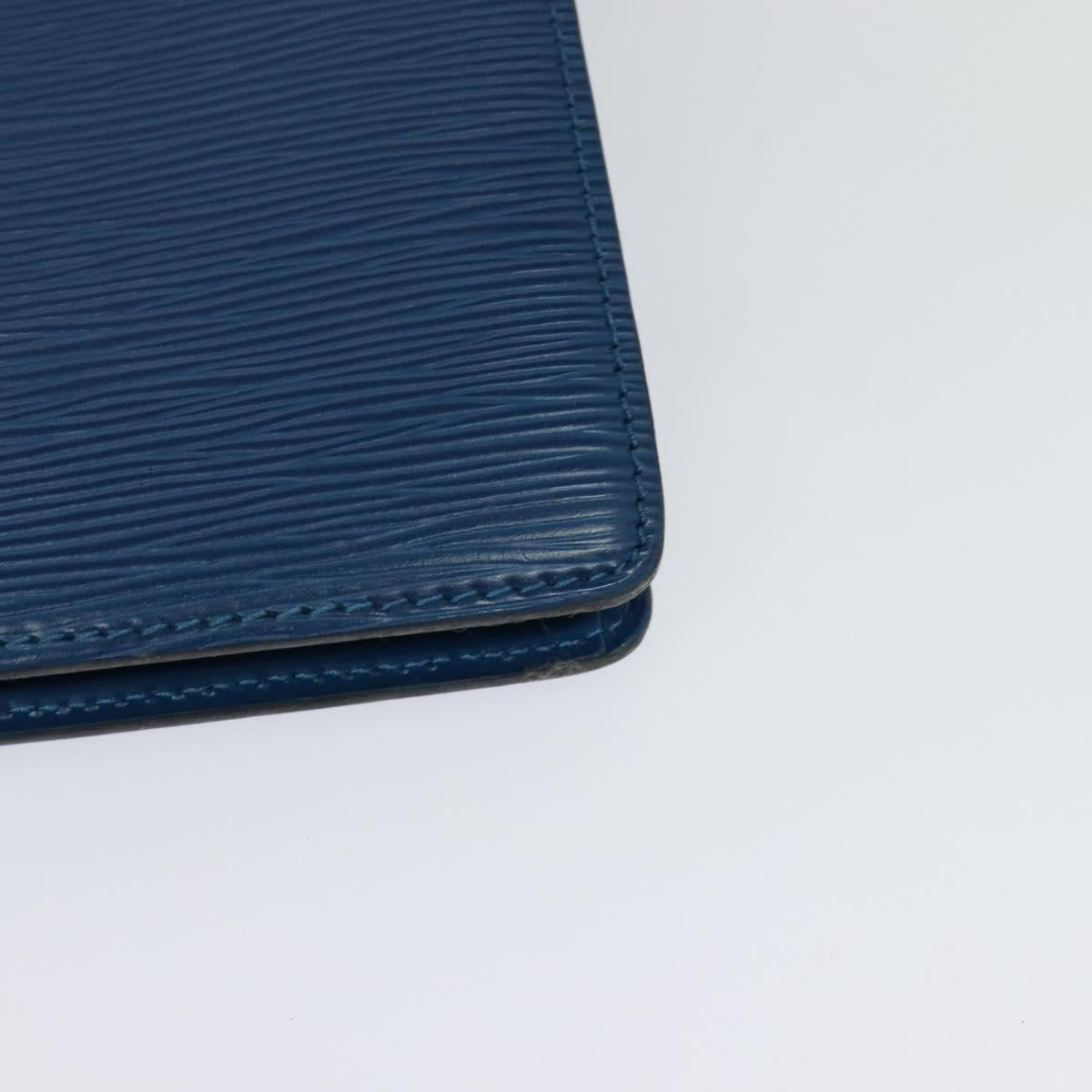 LOUIS VUITTON Epi Capuchin Shoulder Bag Blue M52345 LV Auth MX130
