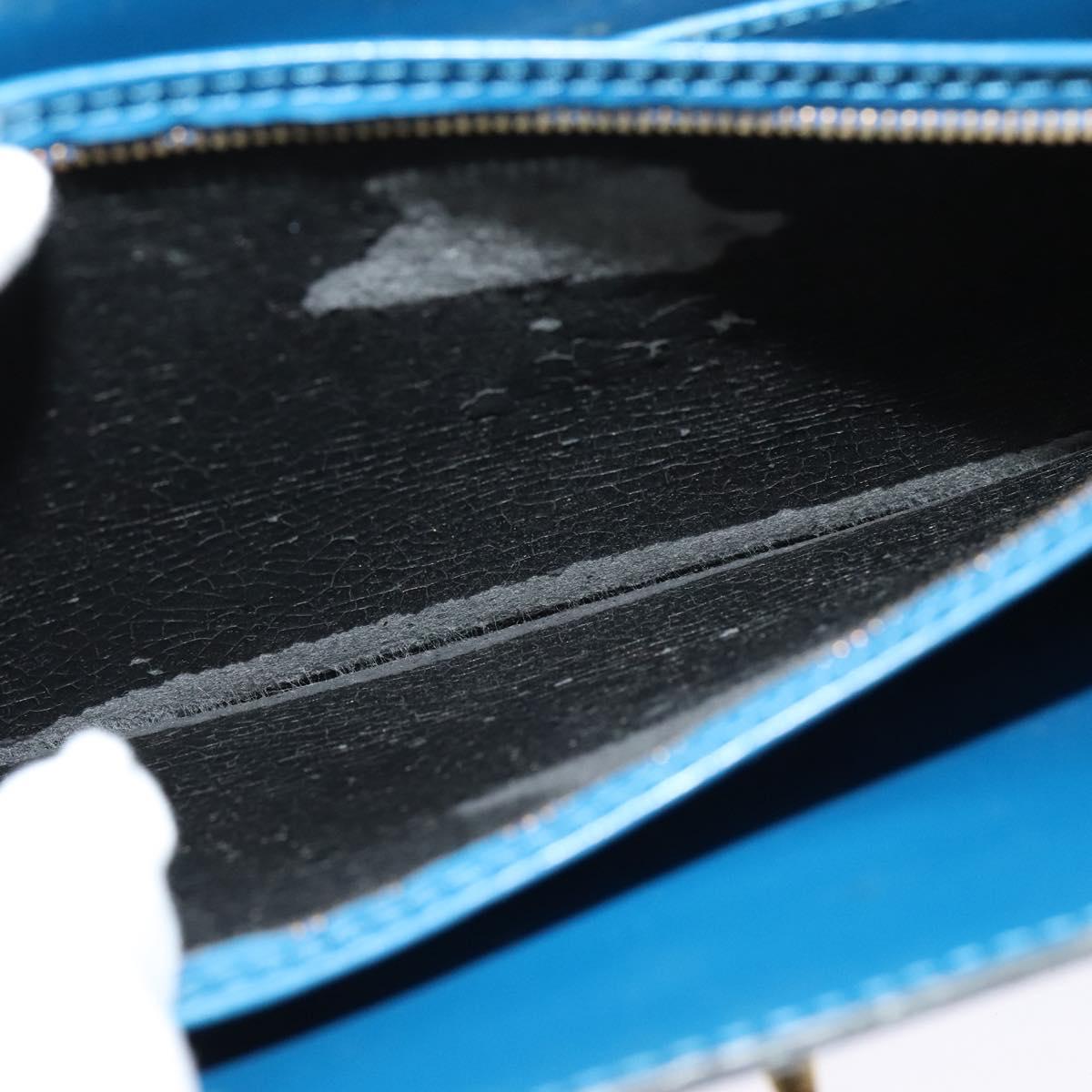 LOUIS VUITTON Epi Capuchin Shoulder Bag Blue M52345 LV Auth MX130