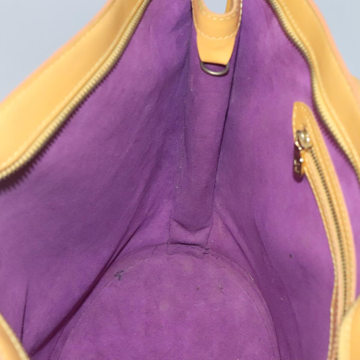 LOUIS VUITTON Epi Saint Jacques Shopping Shoulder Bag Yellow M52269 Auth MX137