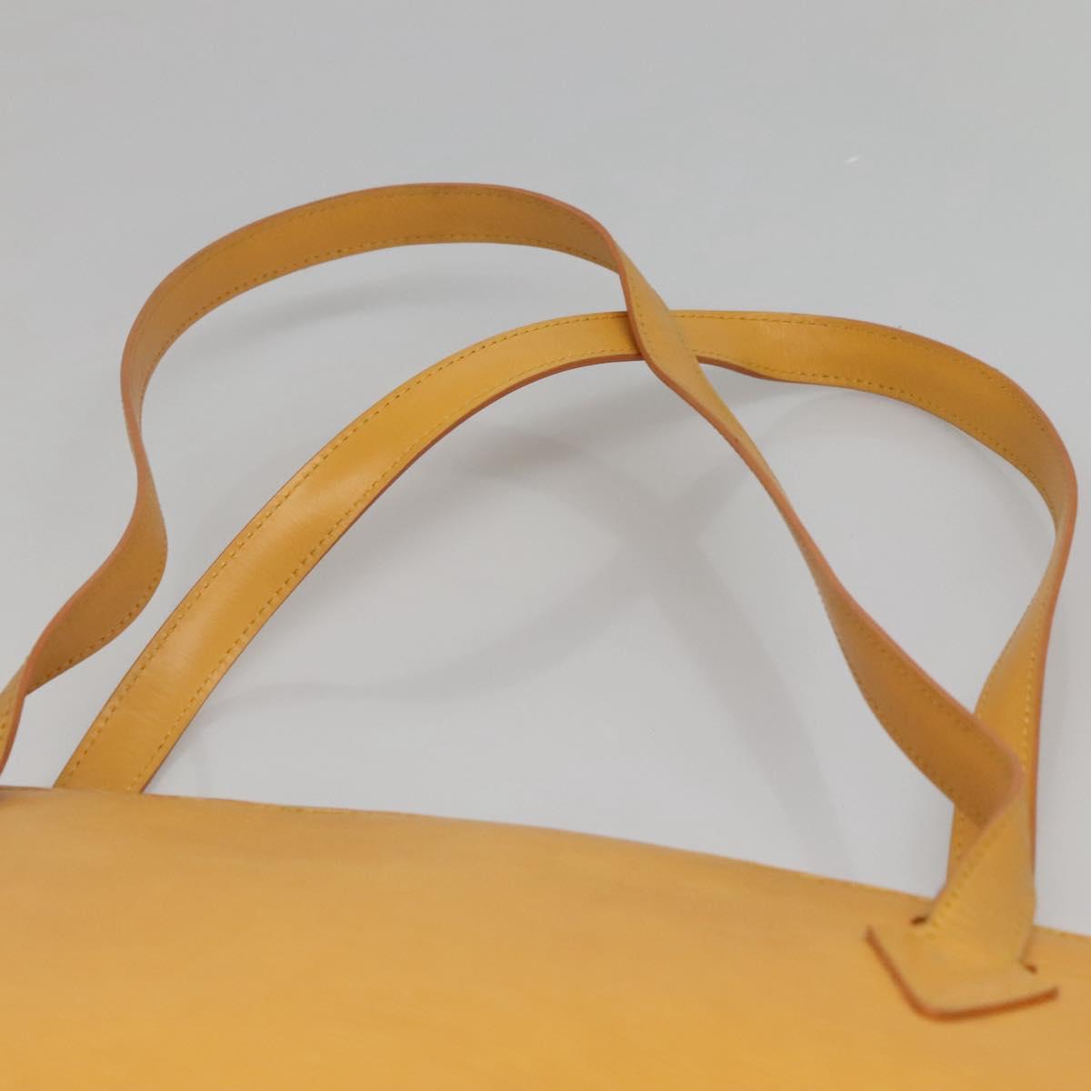 LOUIS VUITTON Epi Saint Jacques Shopping Shoulder Bag Yellow M52269 Auth MX137