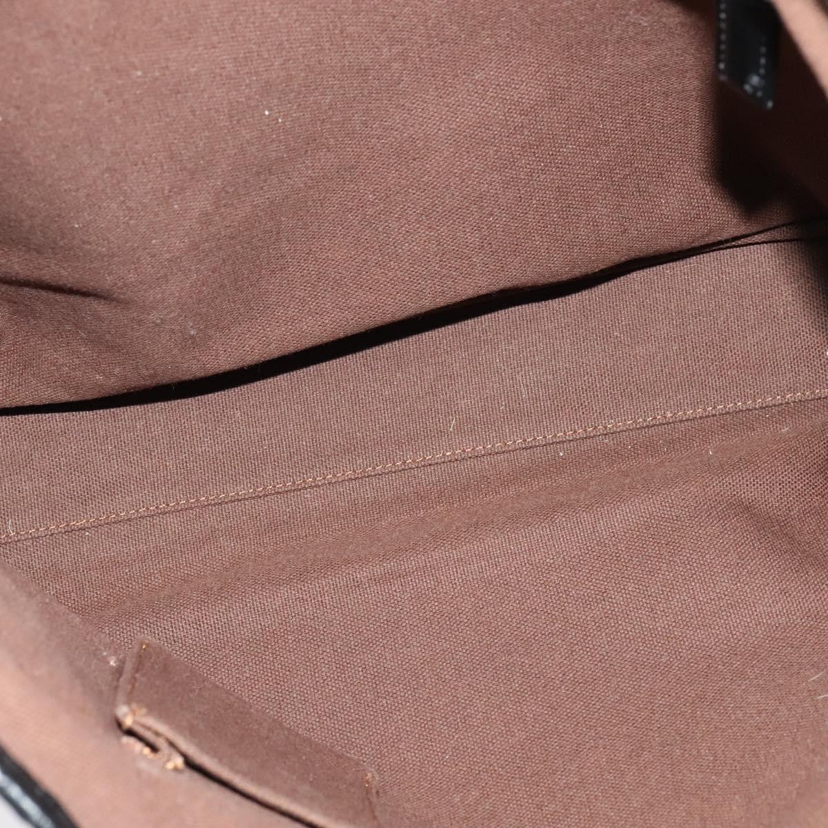 Burberrys Nova Check Blue Label Tote Bag Wool Beige Auth MX157