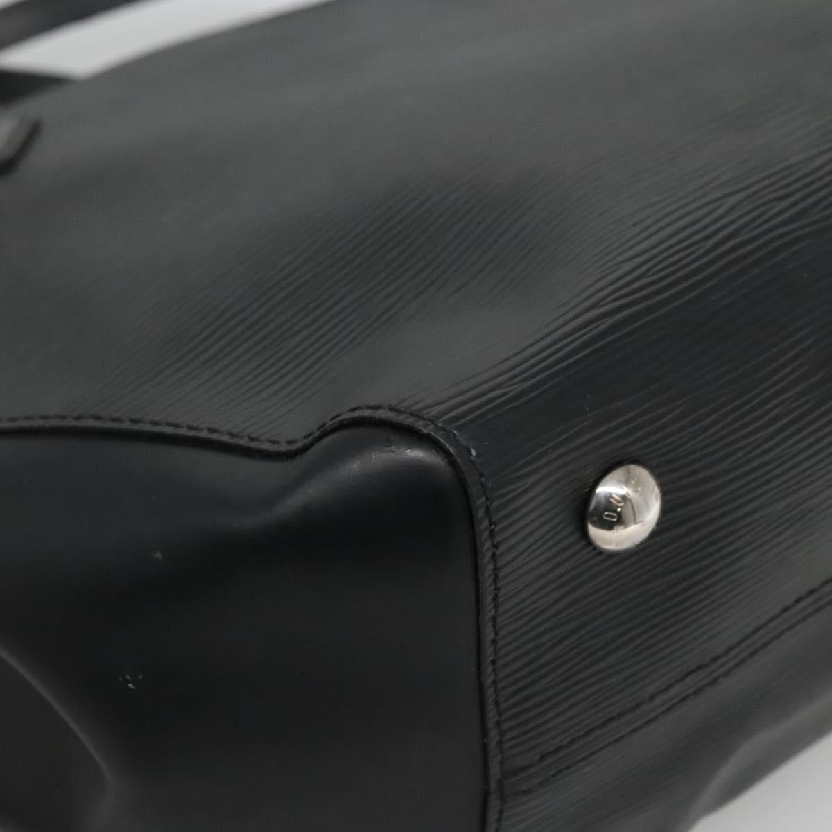 LOUIS VUITTON Epi Saint Jacques Shoulder Bag Black M50042 LV Auth MX200