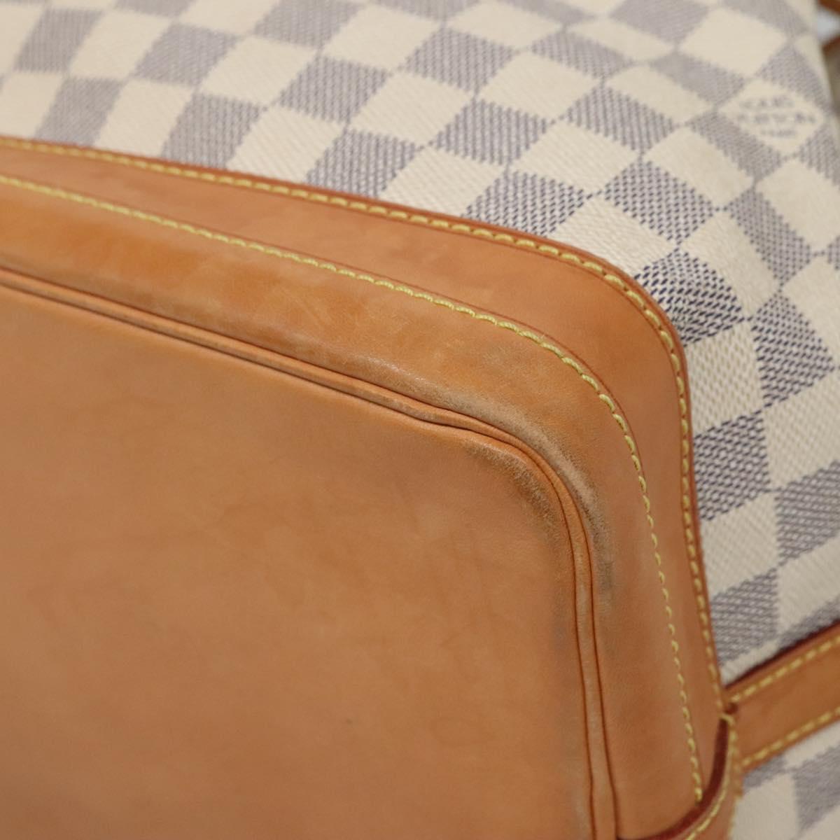 LOUIS VUITTON Damier Azur Noe Shoulder Bag N42222 LV Auth MX220
