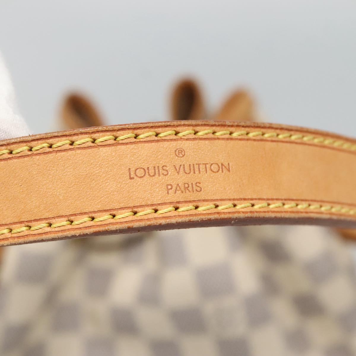 LOUIS VUITTON Damier Azur Noe Shoulder Bag N42222 LV Auth MX220