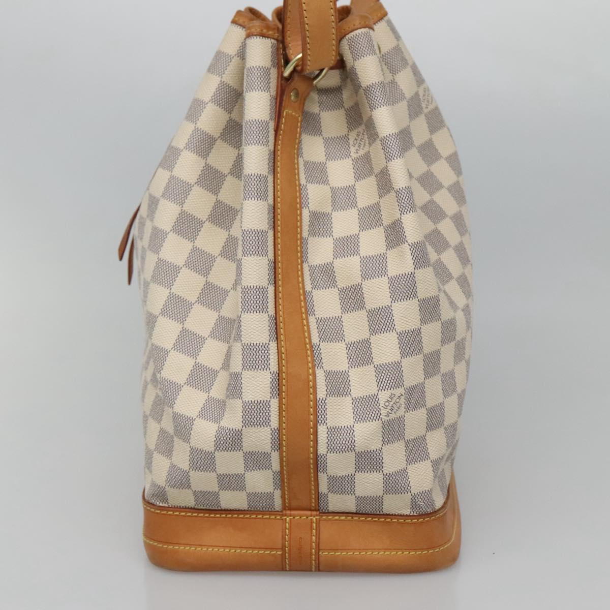 LOUIS VUITTON Damier Azur Noe Shoulder Bag N42222 LV Auth MX220