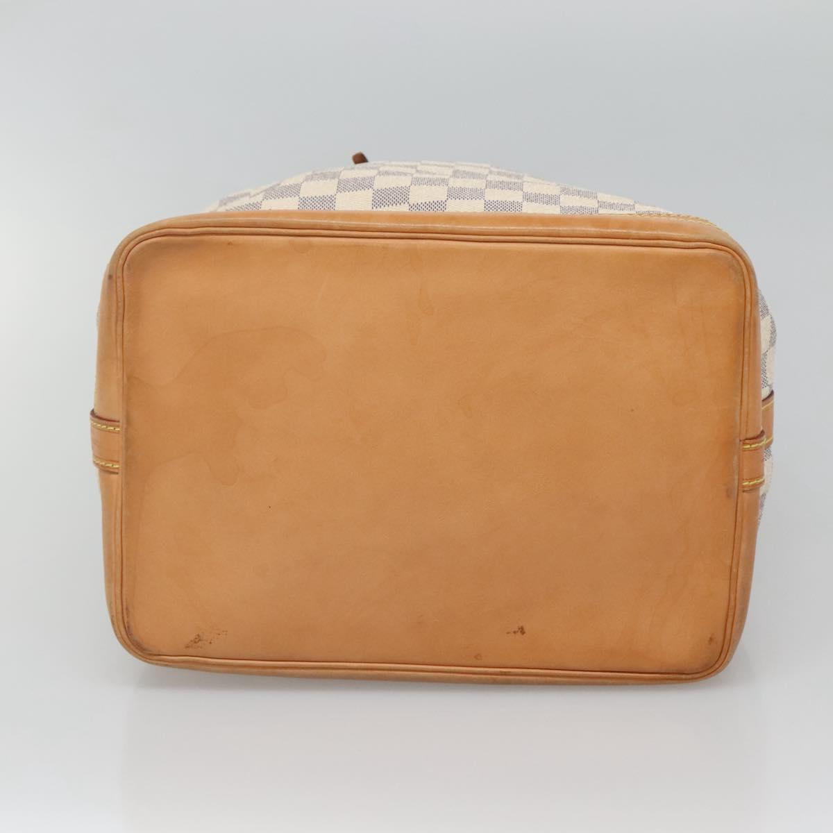 LOUIS VUITTON Damier Azur Noe Shoulder Bag N42222 LV Auth MX220