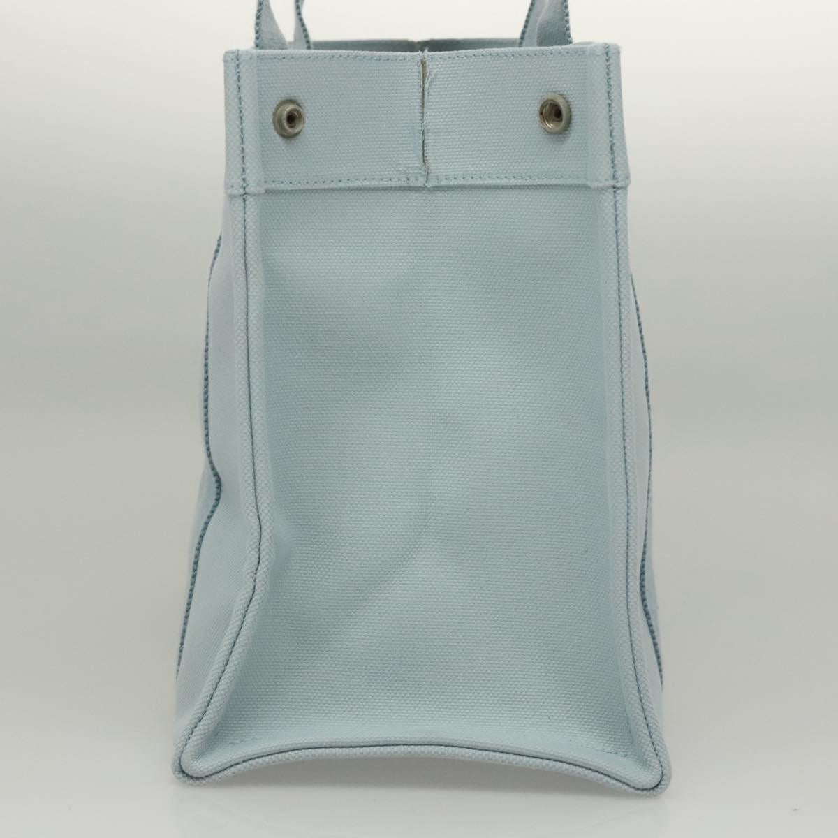HERMES Bora Bora PM Tote Bag Canvas Light Blue Auth MX234