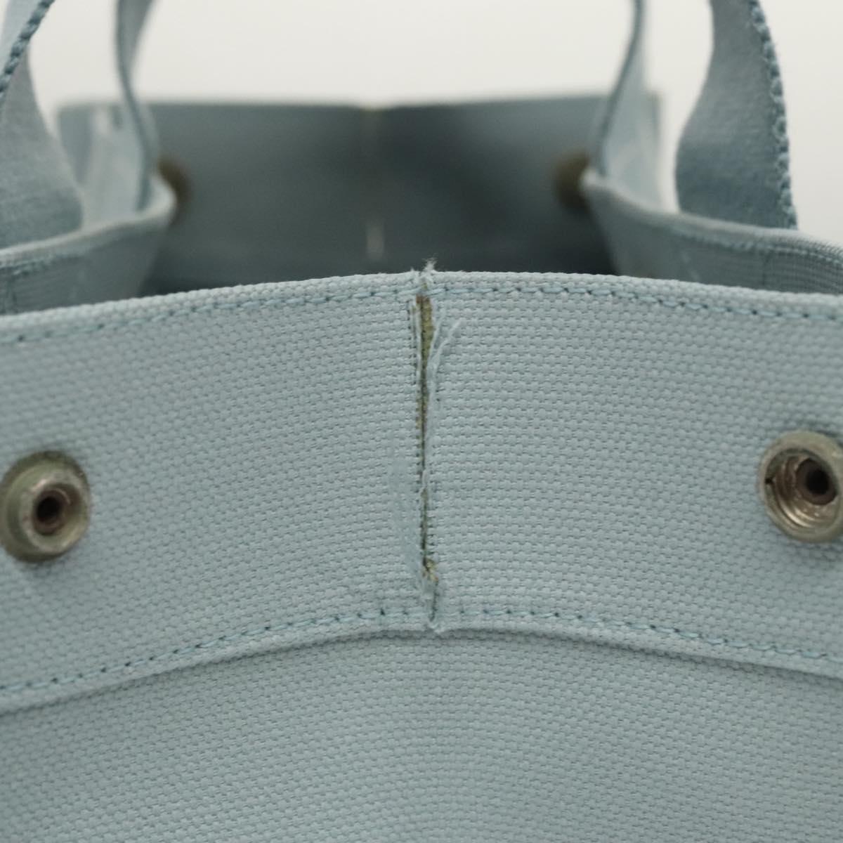 HERMES Bora Bora PM Tote Bag Canvas Light Blue Auth MX234