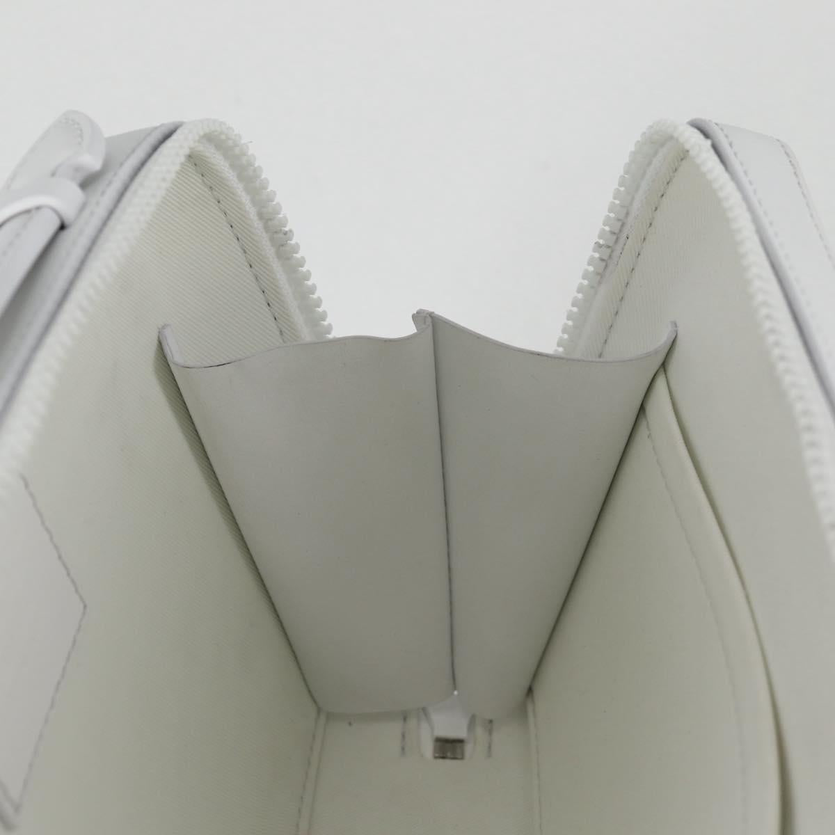 LOUIS VUITTON Monogram LV Ornament Soft Trunk Bag White M21833 LV Auth MX402SM