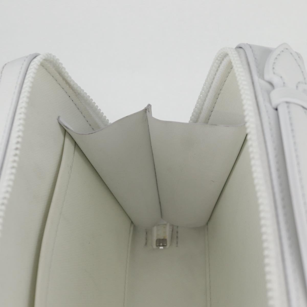 LOUIS VUITTON Monogram LV Ornament Soft Trunk Bag White M21833 LV Auth MX402SM