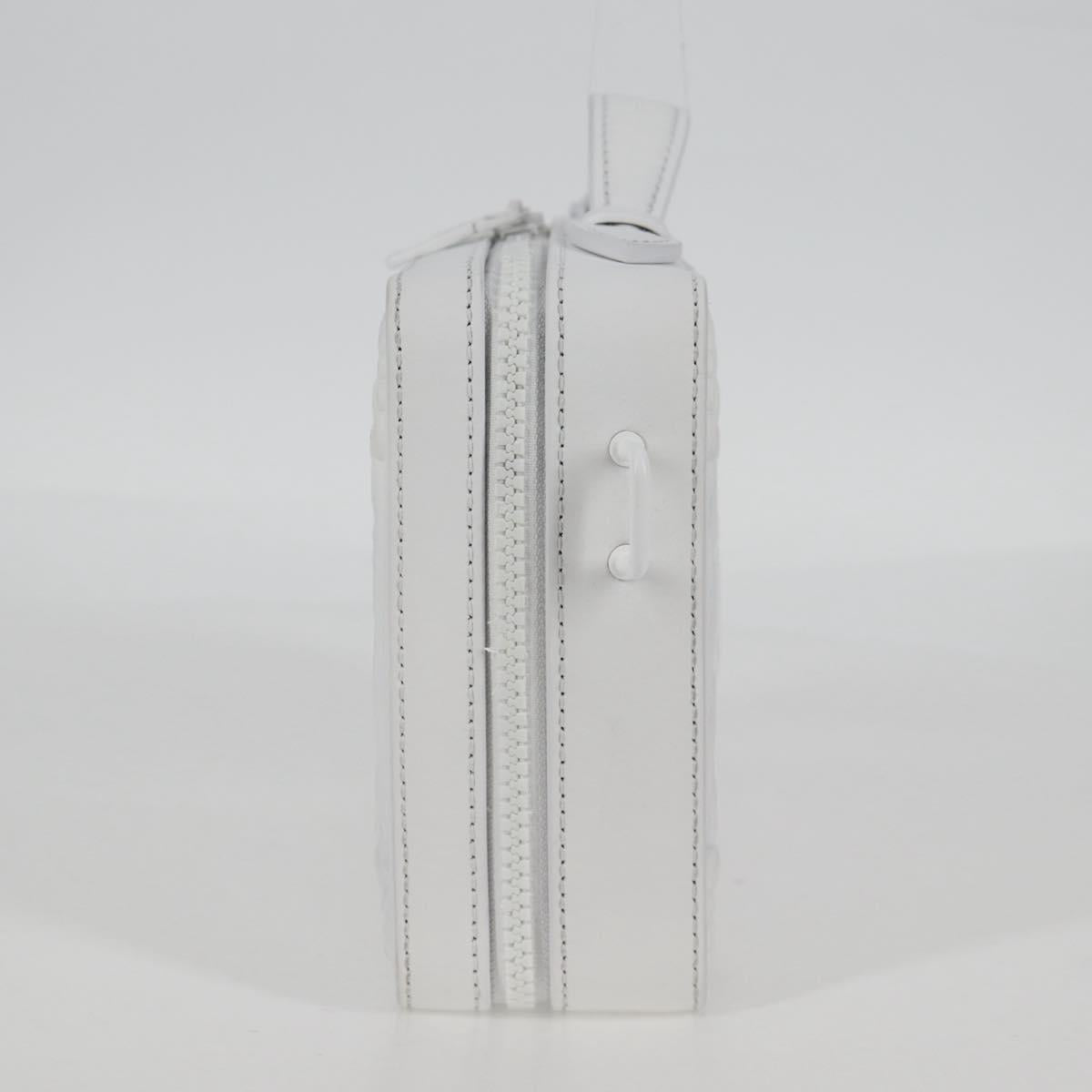 LOUIS VUITTON Monogram LV Ornament Soft Trunk Bag White M21833 LV Auth MX402SM