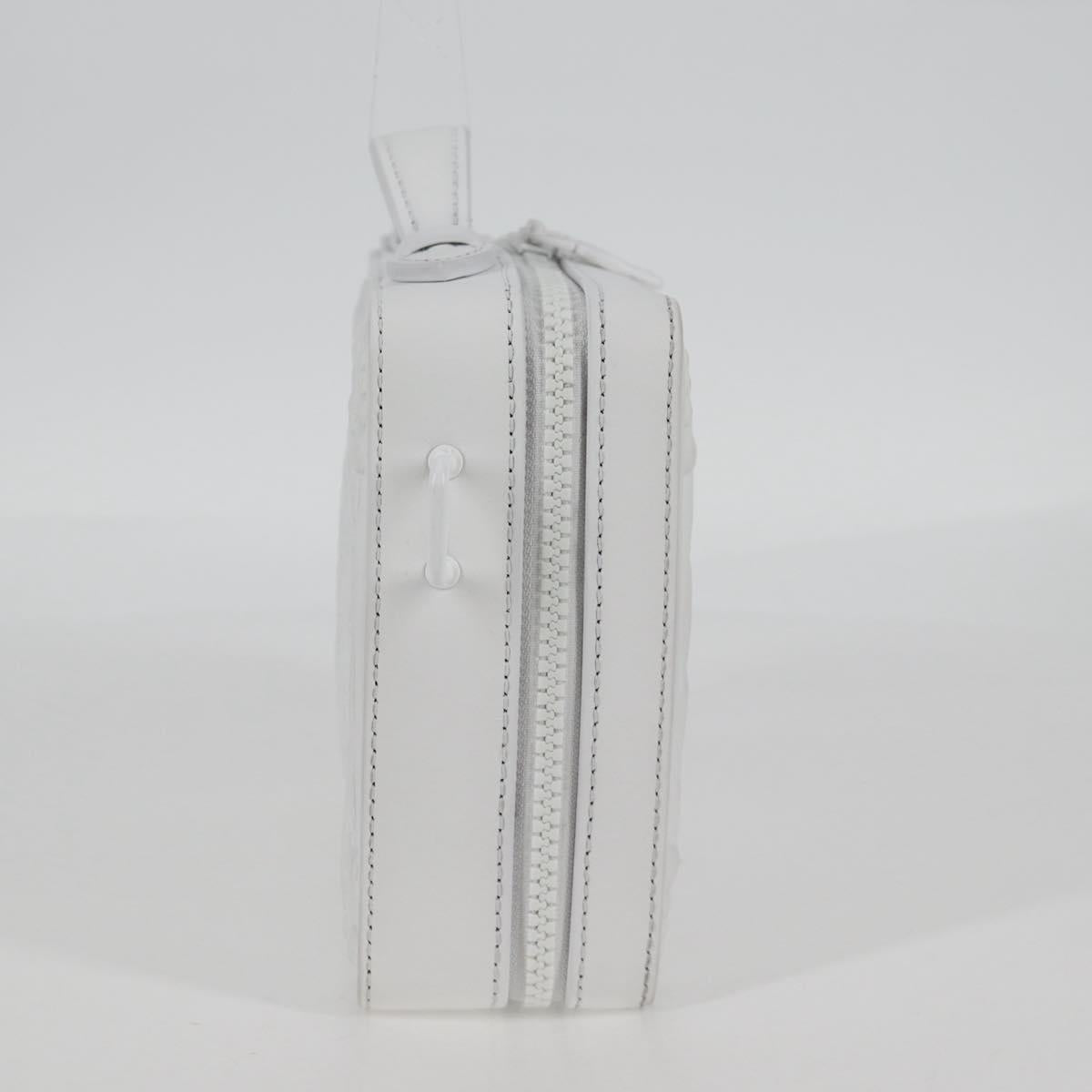 LOUIS VUITTON Monogram LV Ornament Soft Trunk Bag White M21833 LV Auth MX402SM