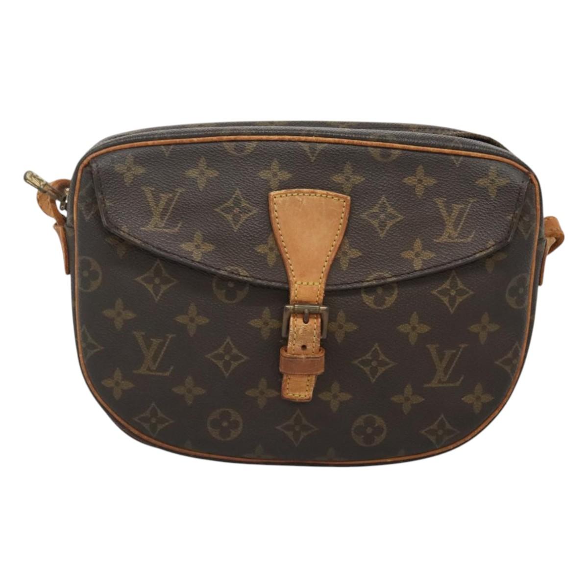 LOUIS VUITTON Monogram Jeune Fille MM Shoulder Bag M51226 LV Auth MX428