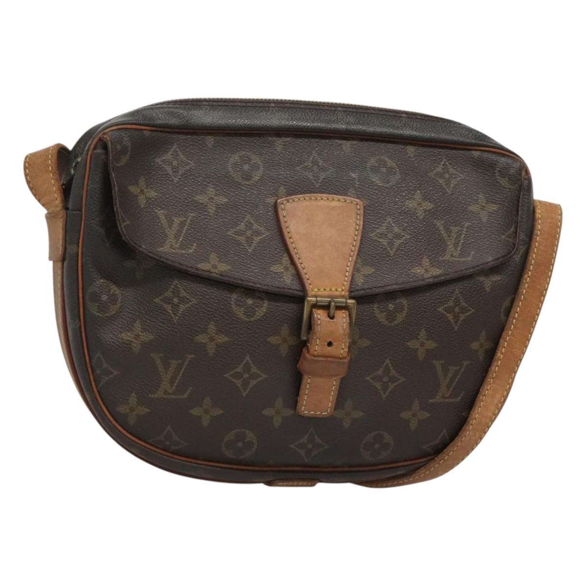 LOUIS VUITTON Monogram Jeune Fille MM Shoulder Bag M51226 LV Auth MX429