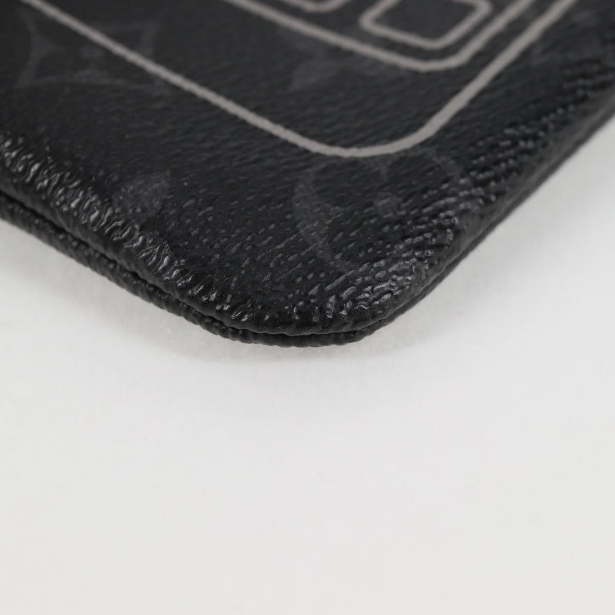 LOUIS VUITTON Monogram Eclipse Fragment iPhone Case M64433 LV Auth MX502SAM