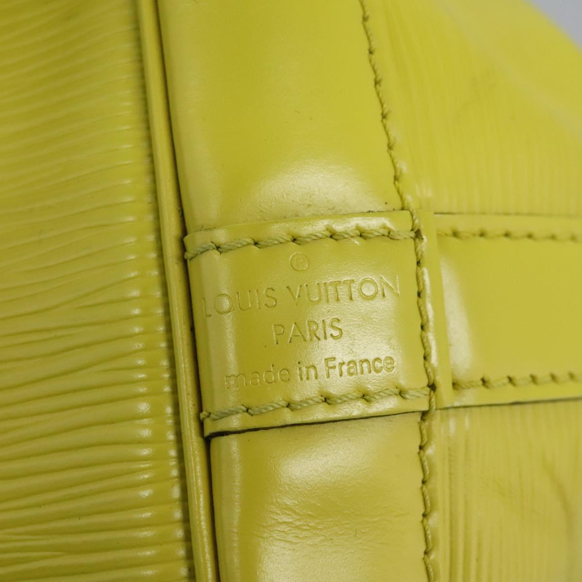 LOUIS VUITTON Epi Petit Noe Shoulder Bag Pistachian M40969 LV Auth MY014