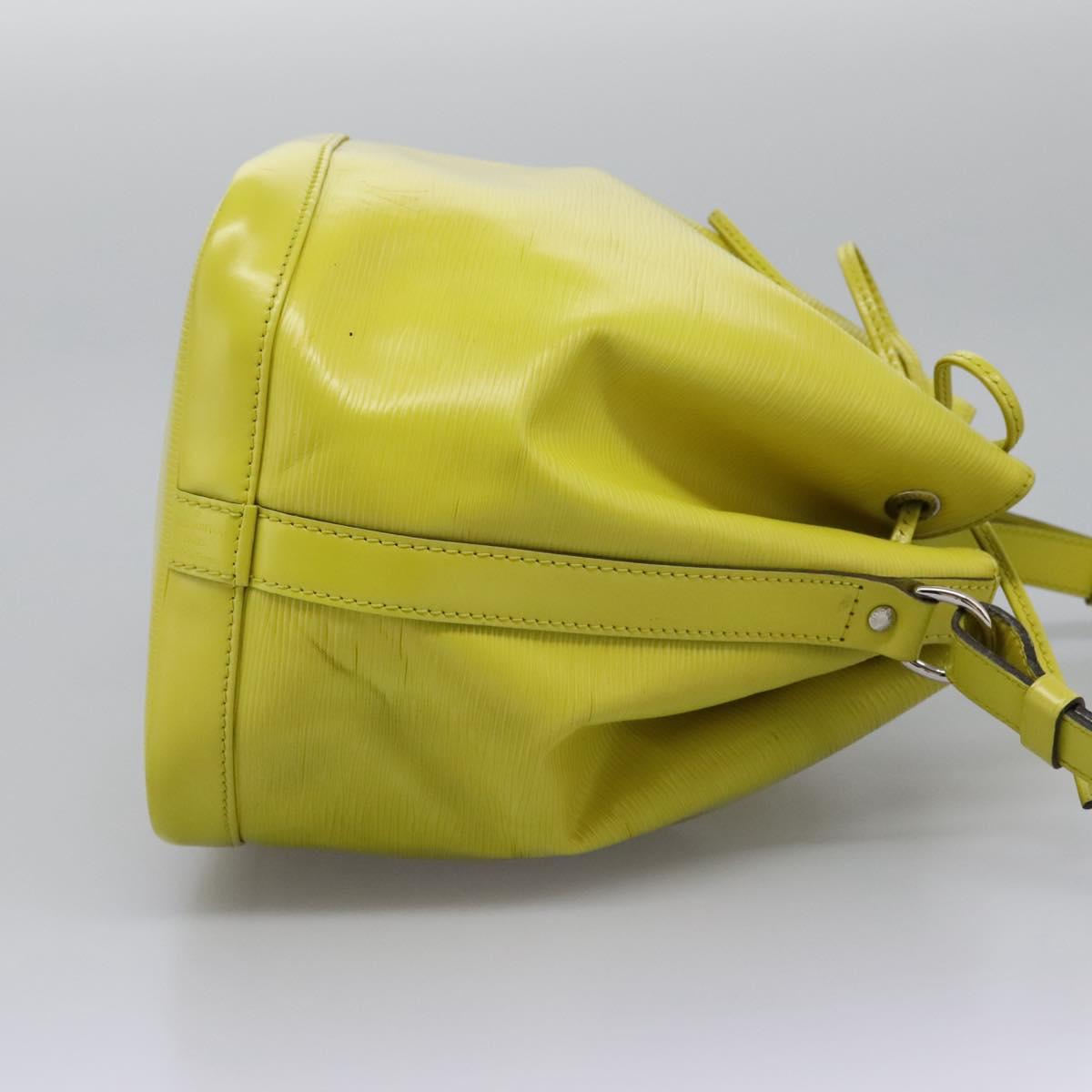 LOUIS VUITTON Epi Petit Noe Shoulder Bag Pistachian M40969 LV Auth MY014