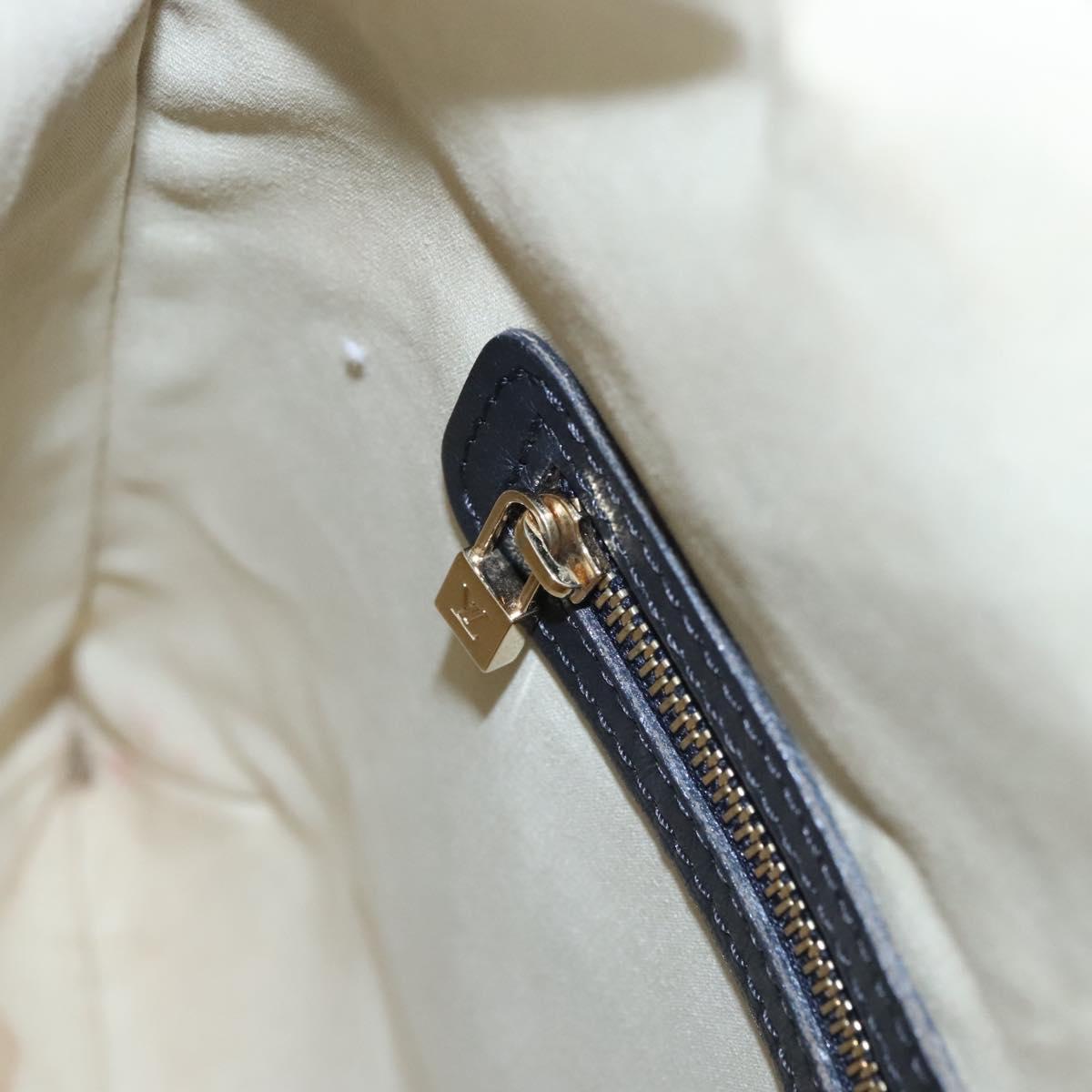 LOUIS VUITTON Monogram Mini Françoise Tote Bag 2way Blue M92208 LV Auth MY037