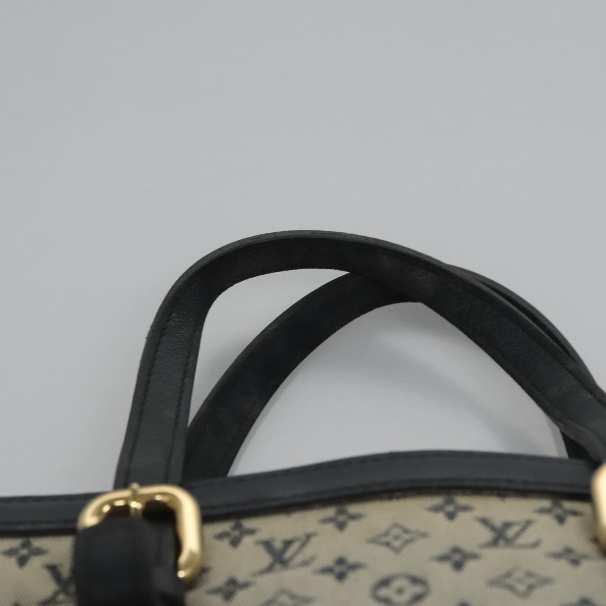 LOUIS VUITTON Monogram Mini Françoise Tote Bag 2way Blue M92208 LV Auth MY037