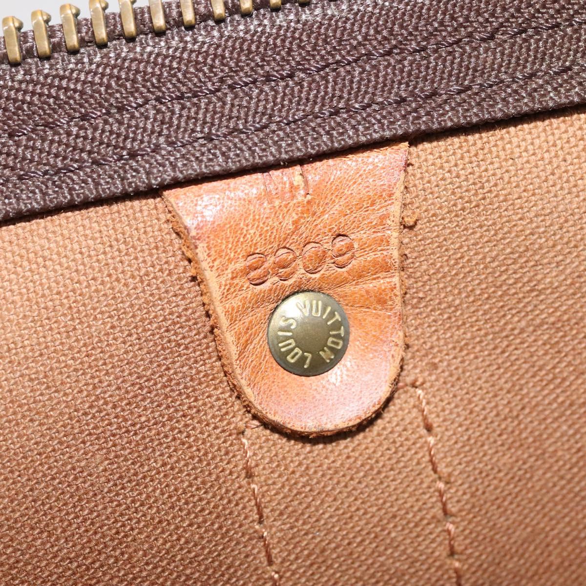 LOUIS VUITTON Monogram Keepall 55 Boston Bag M41424 LV Auth MY056