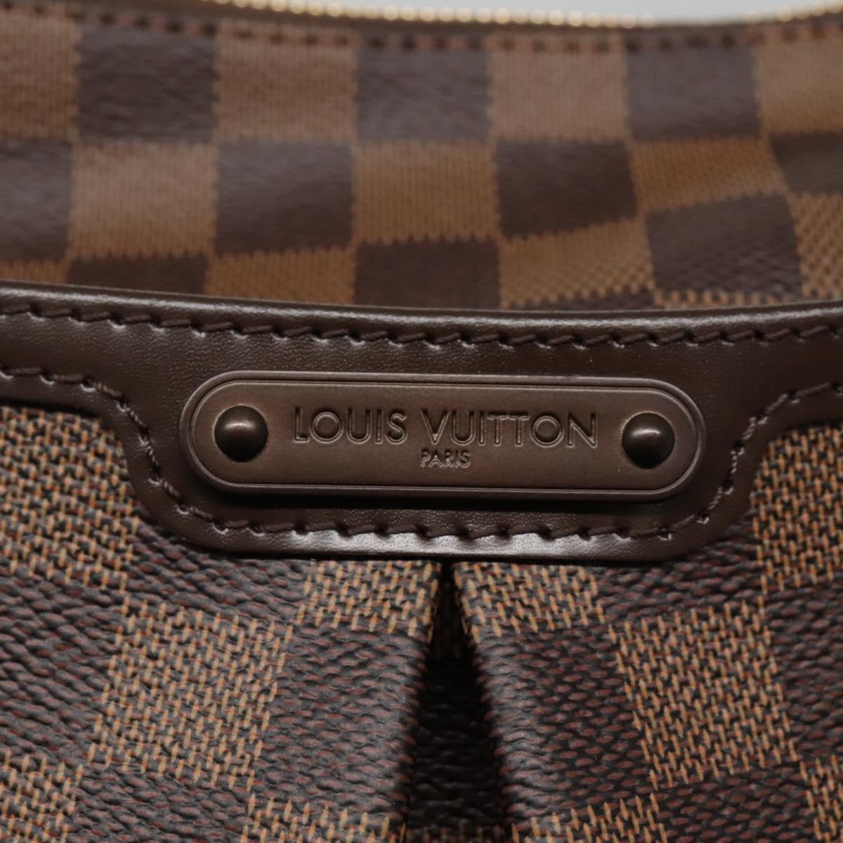 LOUIS VUITTON Damier Ebene Bloomsbury PM Shoulder Bag N42251 LV Auth MY060V