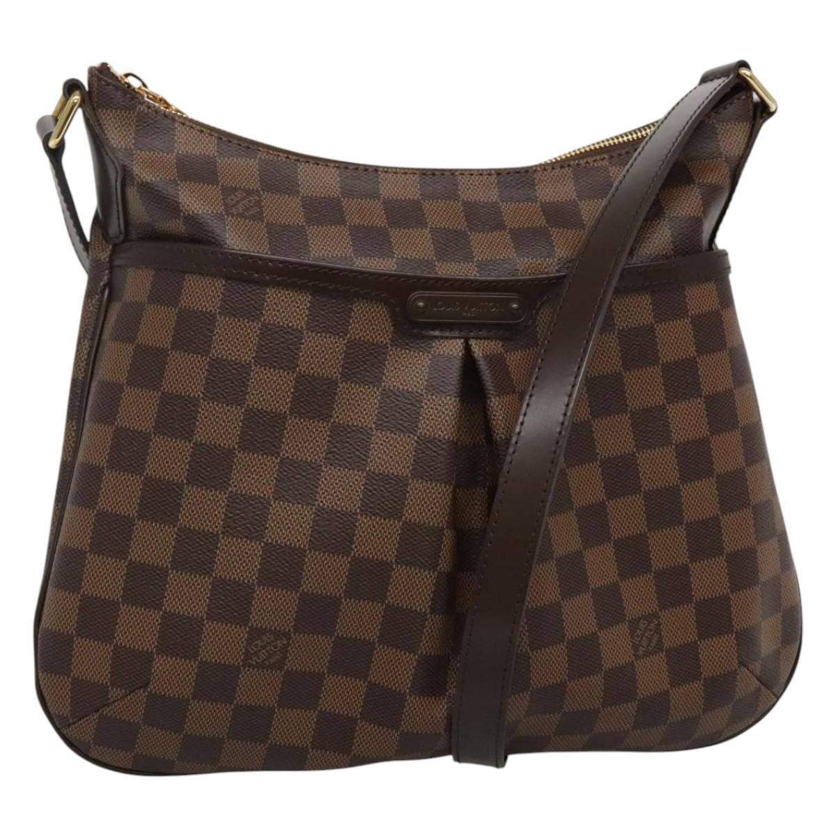 LOUIS VUITTON Damier Ebene Bloomsbury PM Shoulder Bag N42251 LV Auth MY060V