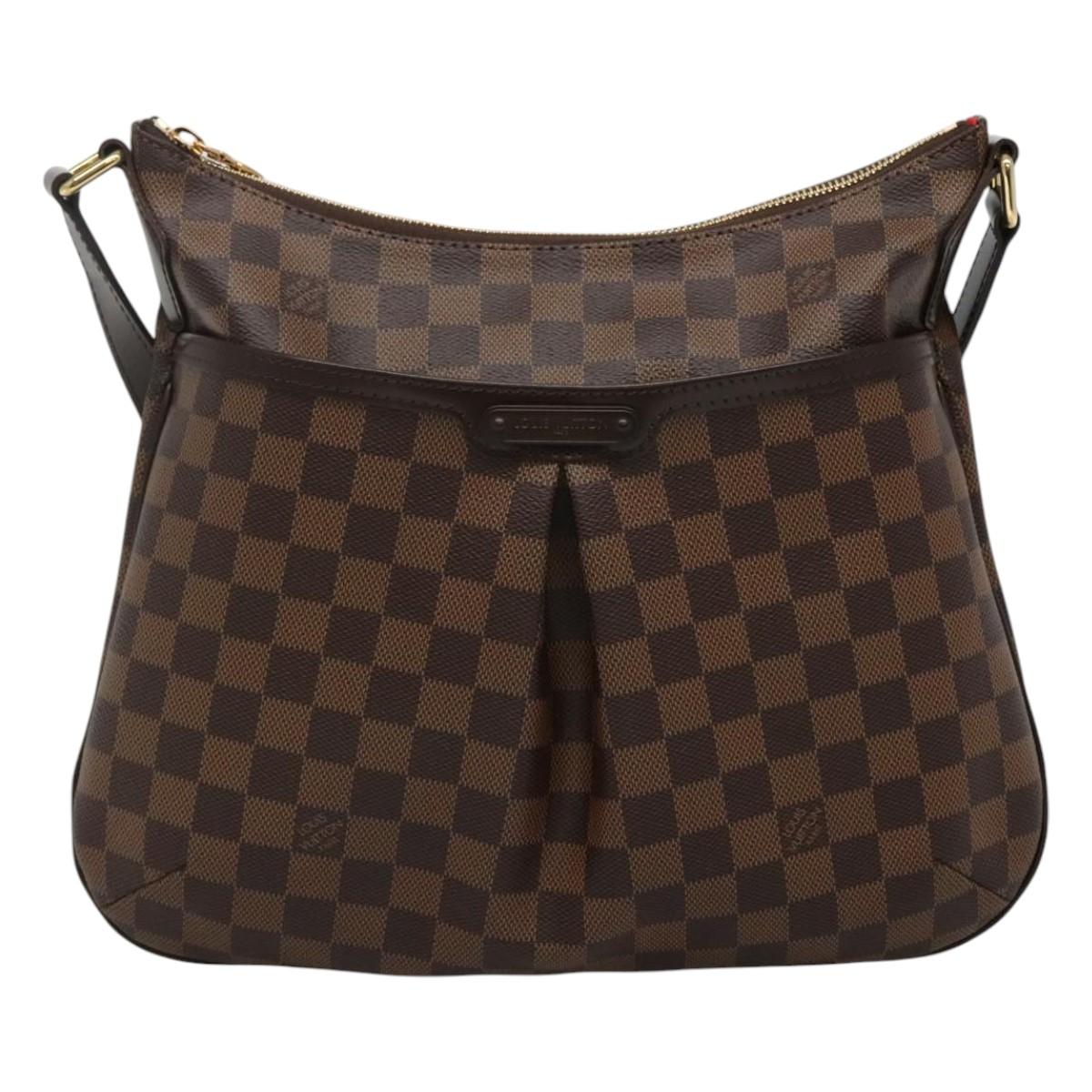LOUIS VUITTON Damier Ebene Bloomsbury PM Shoulder Bag N42251 LV Auth MY060V