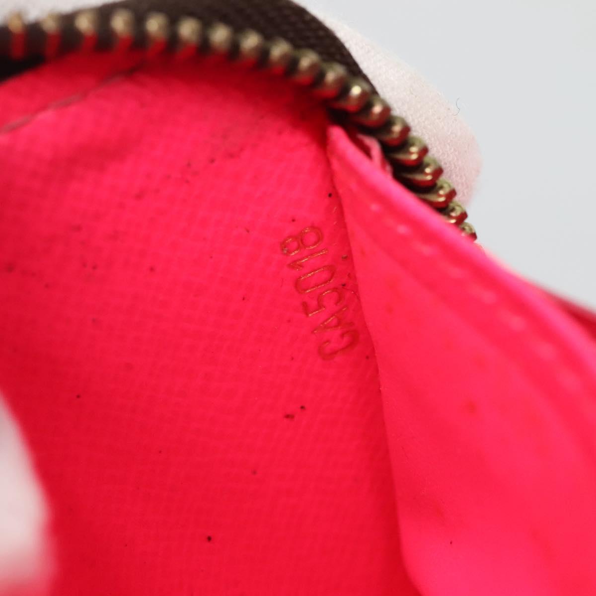 LOUIS VUITTON Monogram Graffiti Zippy Wallet Pink M93710 LV Auth MY064V