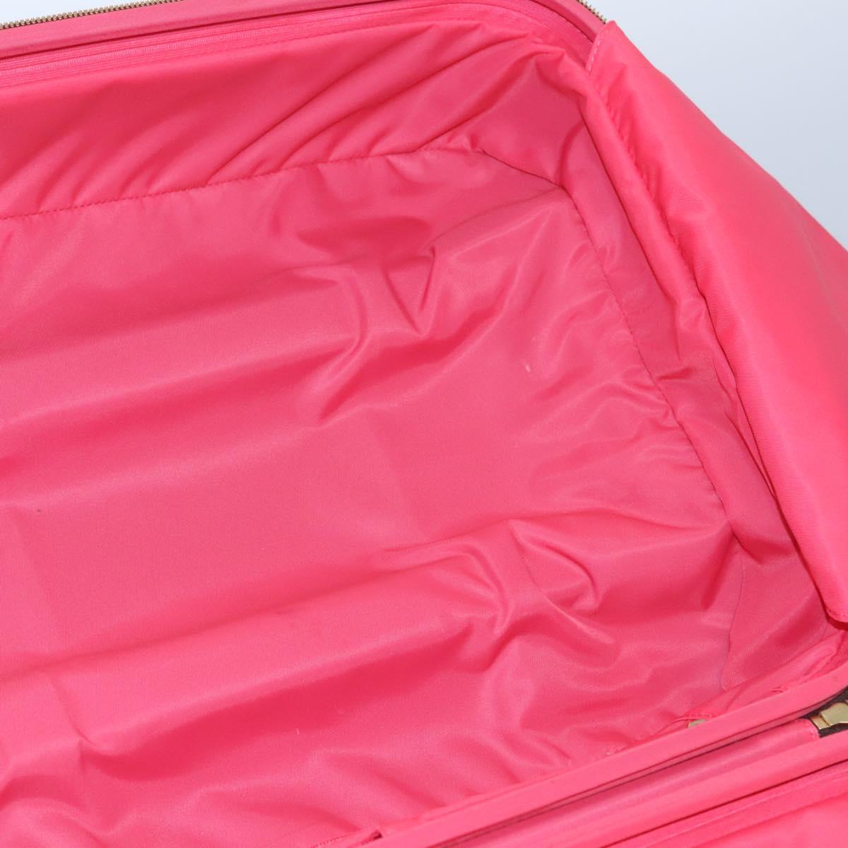 LOUIS VUITTON Monogram V Line Zephyr 55 suitcase Pink LV Auth MY086