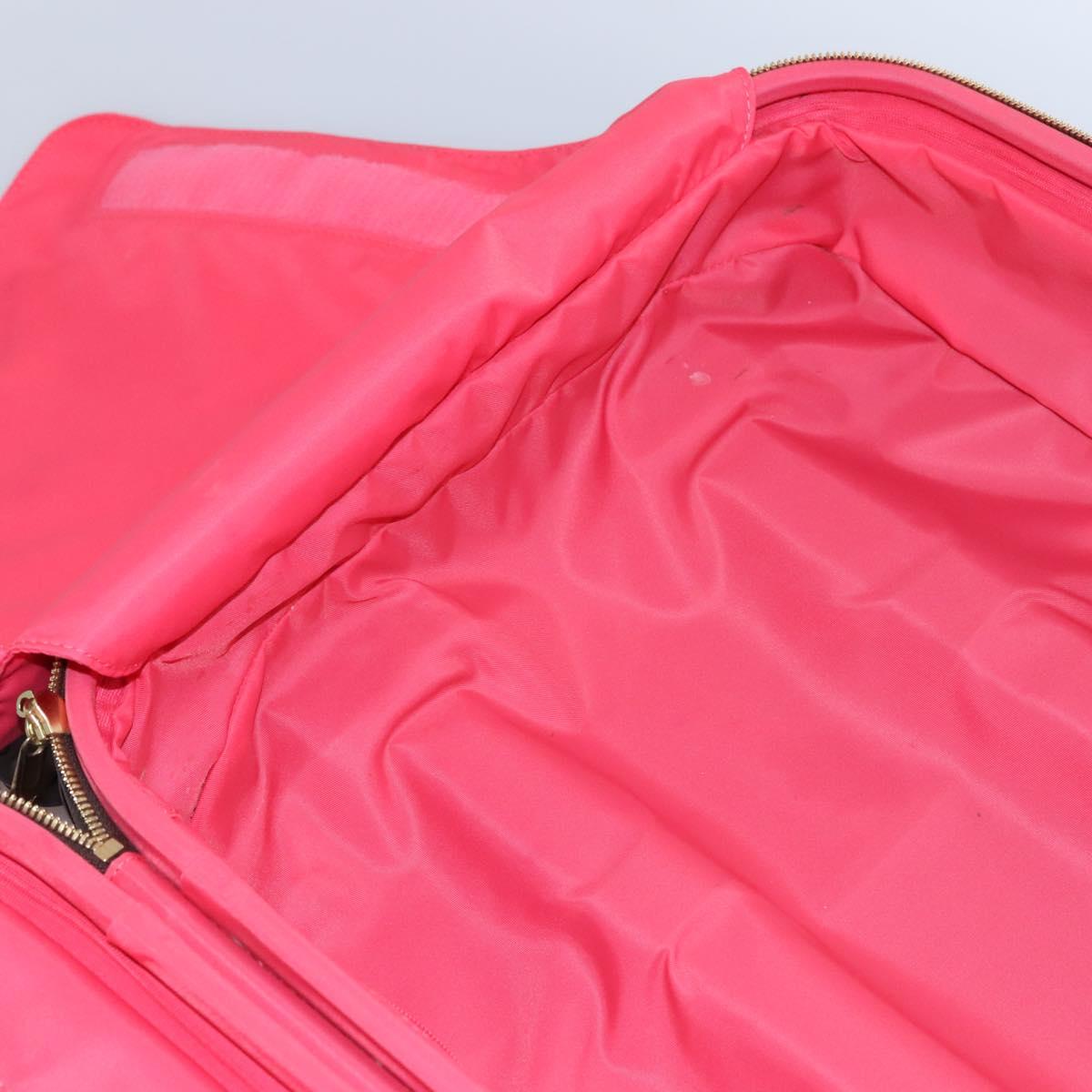 LOUIS VUITTON Monogram V Line Zephyr 55 suitcase Pink LV Auth MY086