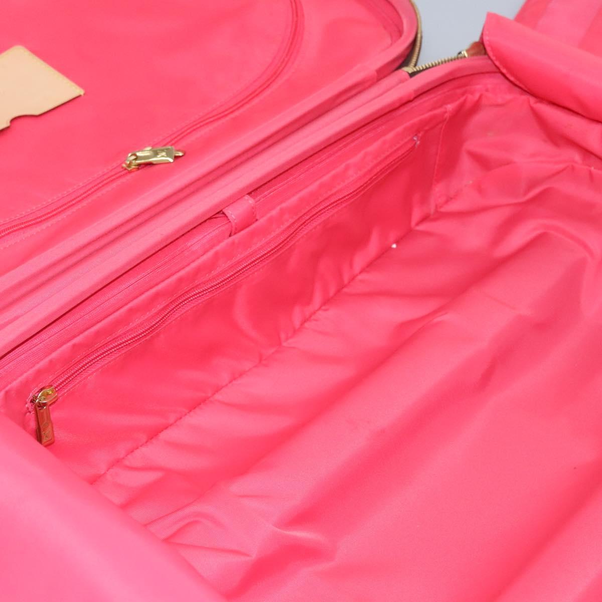 LOUIS VUITTON Monogram V Line Zephyr 55 suitcase Pink LV Auth MY086